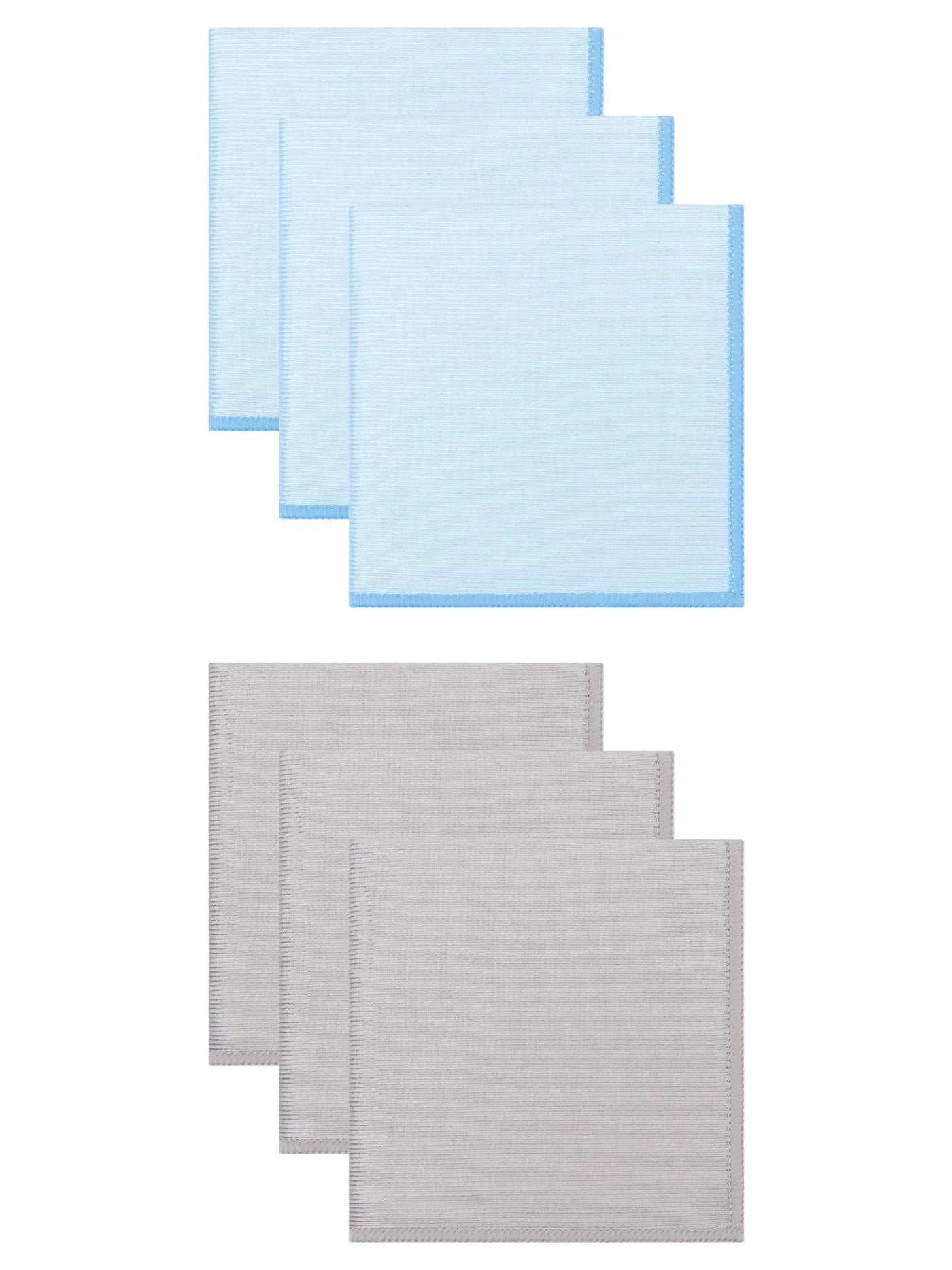 Microfiber Cleaning Fish Scale Streak Blue/Grey 12" X 12"/10" X 10", for Accurate Kitchen, Food and Portion Weighing