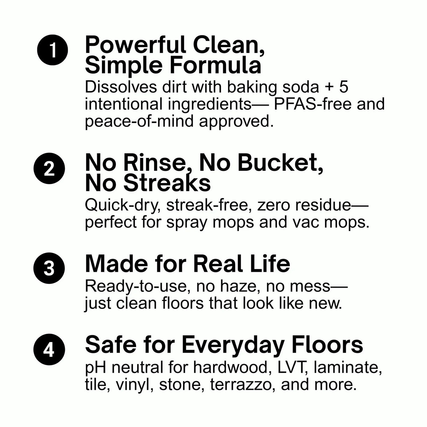 Multi-surface Floor Cleaner, Ready-to-use, Pfas-free and Safer Choice, Fresh Scent 54oz (2-27oz Bottles)
