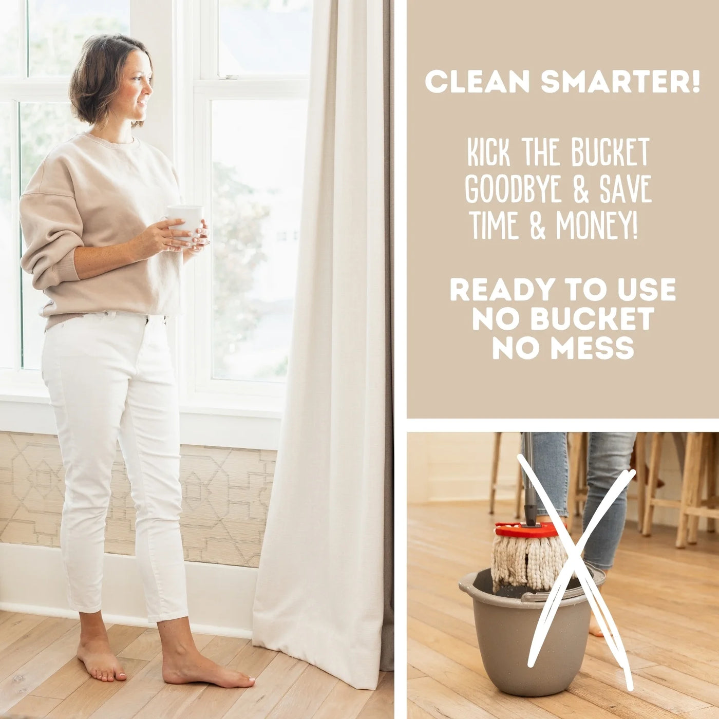 Multi-surface Floor Cleaner, Ready-to-use, Pfas-free and Safer Choice, Fresh Scent 54oz (2-27oz Bottles)