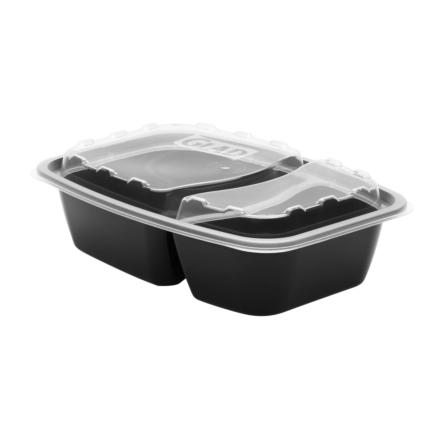Food Storage Containers, 28oz 2 Compartment, 40-Piece, for Pantry Organization, Meal Prep and Dry Food Storage