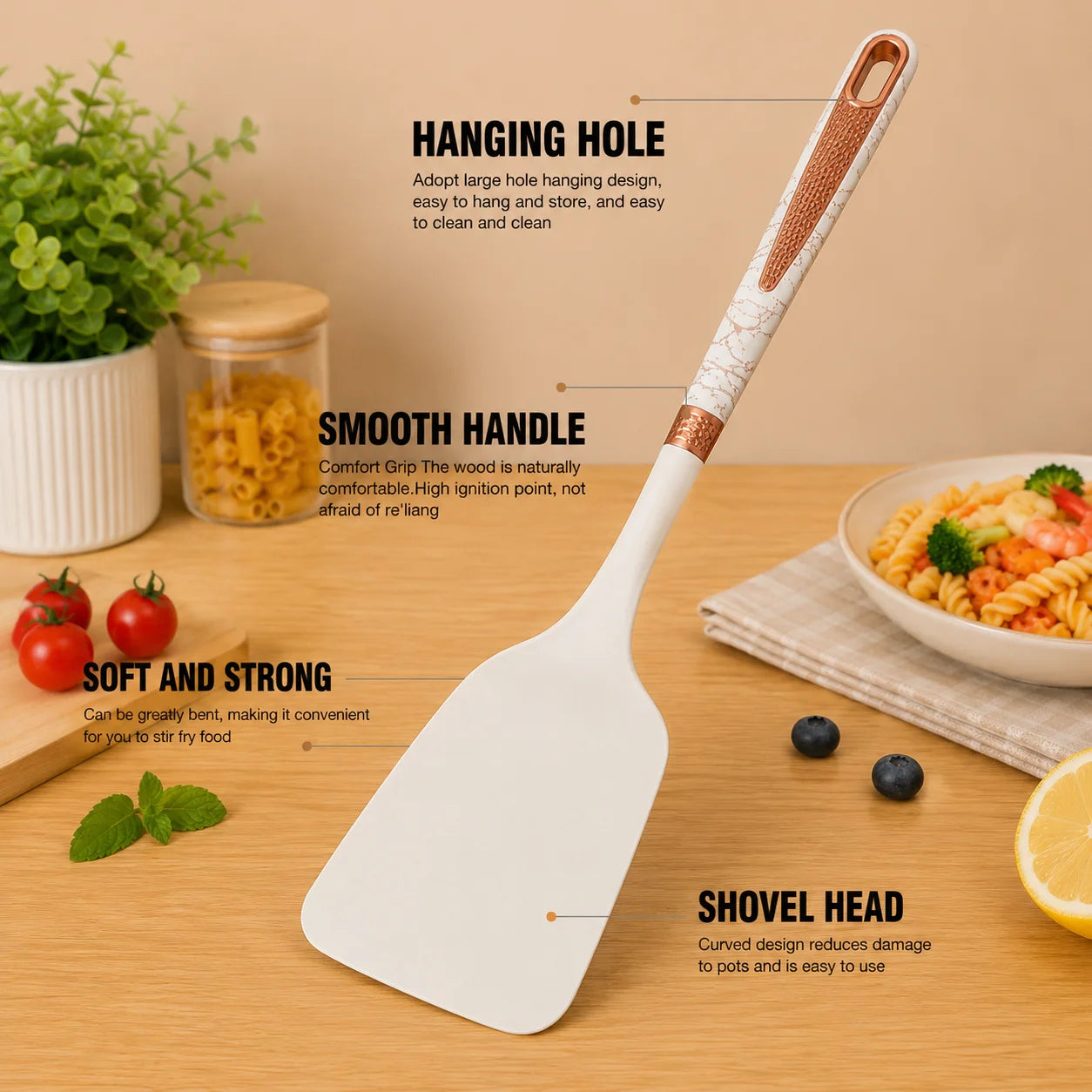 Cooking Utensils Set, 12-Piece Kitchen Silicone Utensils Set, Heat Resistant, Food Grade Utensil Sets with Handle