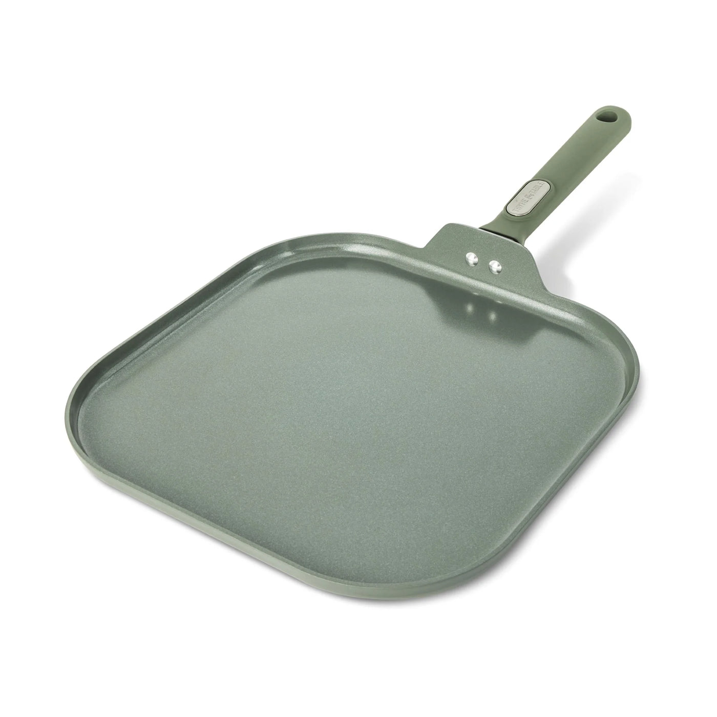11 Inch Ceramic Nonstick Griddle Pan Granite Collection Moss Green, for Everyday Home Kitchen Cooking, Storage and Organization