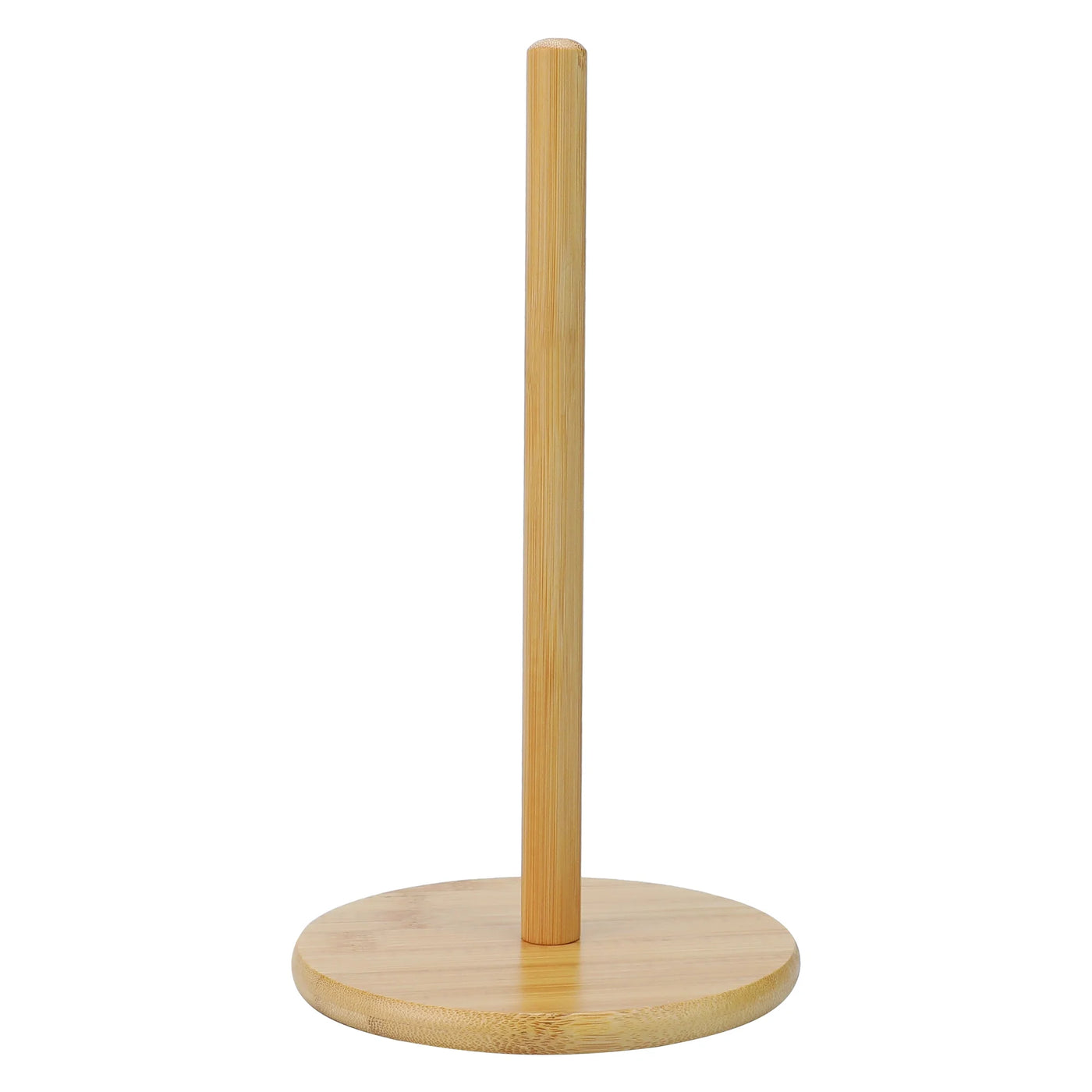 Paper Towel Holder Countertop Durable Base Wood Natural E 11x6.3inch, for Drying Dishes, Wiping Counters and Everyday Kitchen Cleaning