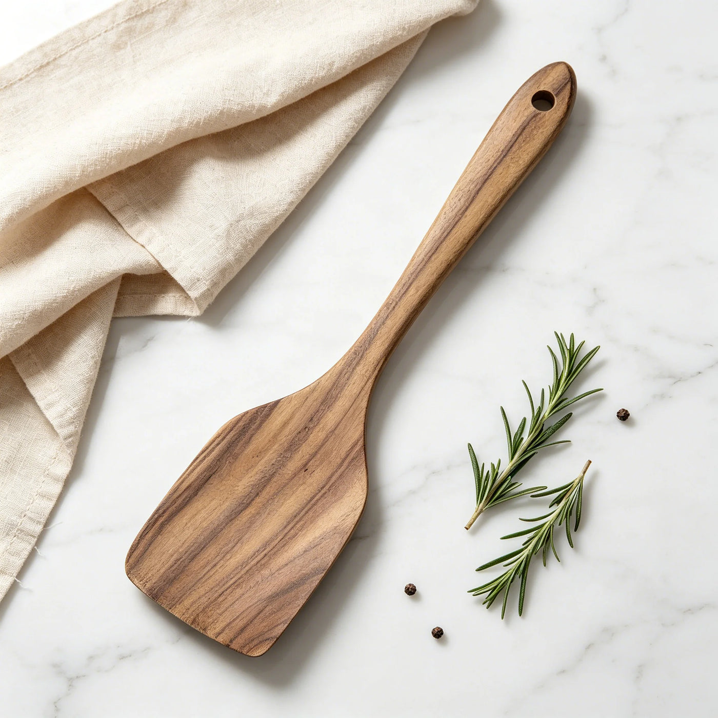 2026 Wooden Spatula for Cooking Sturdy and Durable Wok Spatula Suitable for Long Term Use Kitchen Utensils for Kitchen Cooking Frying Stirring Serving