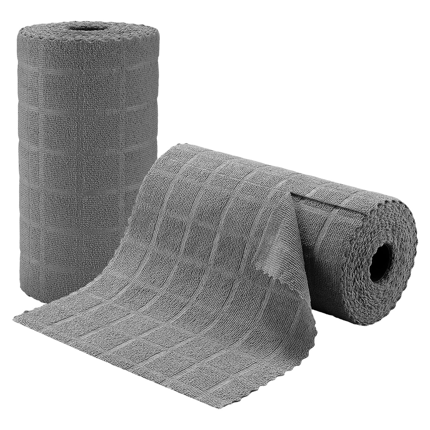 Microfiber Cleaning Cloth Roll, 80-Pack Cleaning Towels, Lint Free Rags Paper Towels and Tear Away Reusable Towels, Washable Shop Rags Car Wipe Cloth