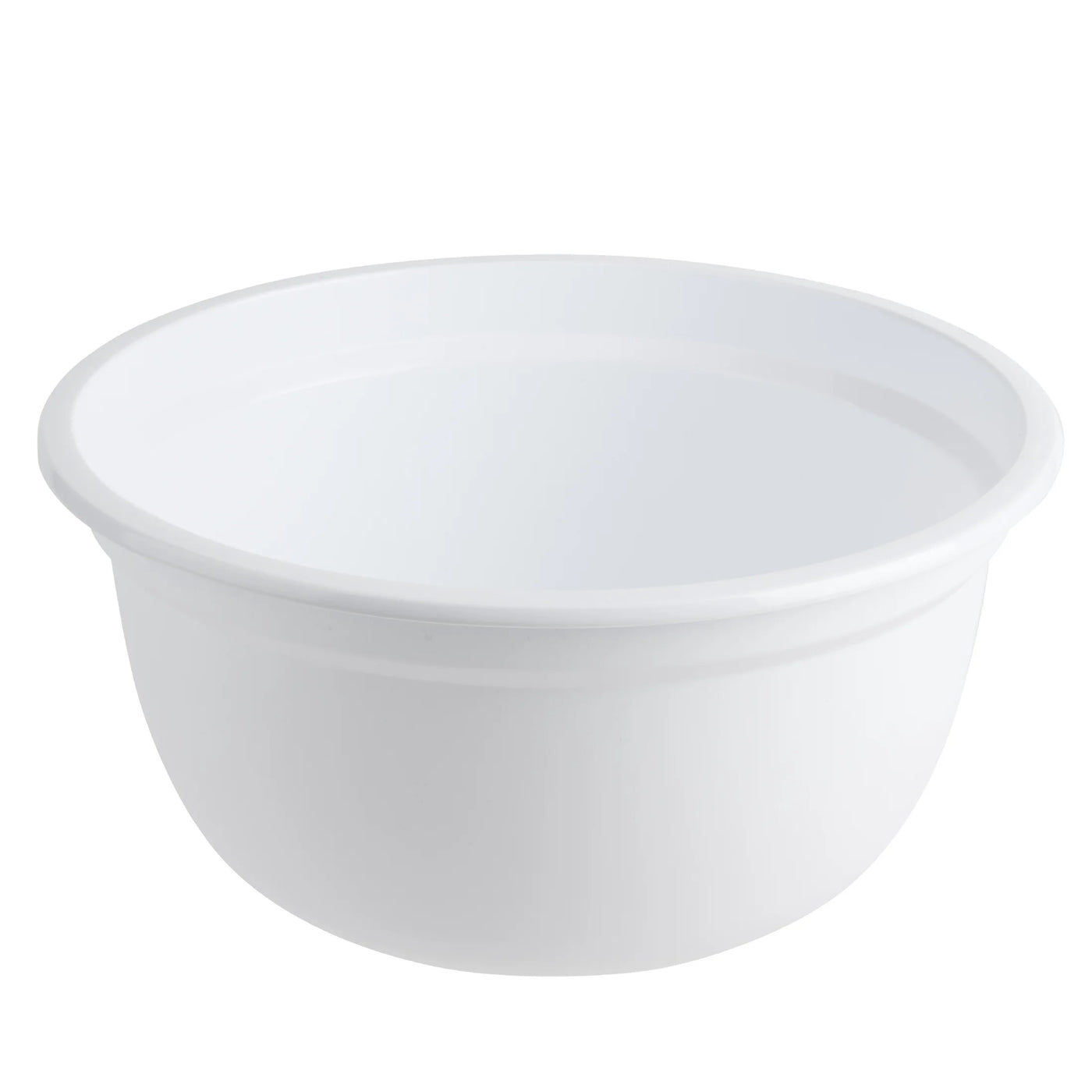 6-Quart Mixing Bowl, Durable, Lightweight, and Versatile Kitchen Essential, White, for Everyday Home Kitchen Cooking, Storage and Organization
