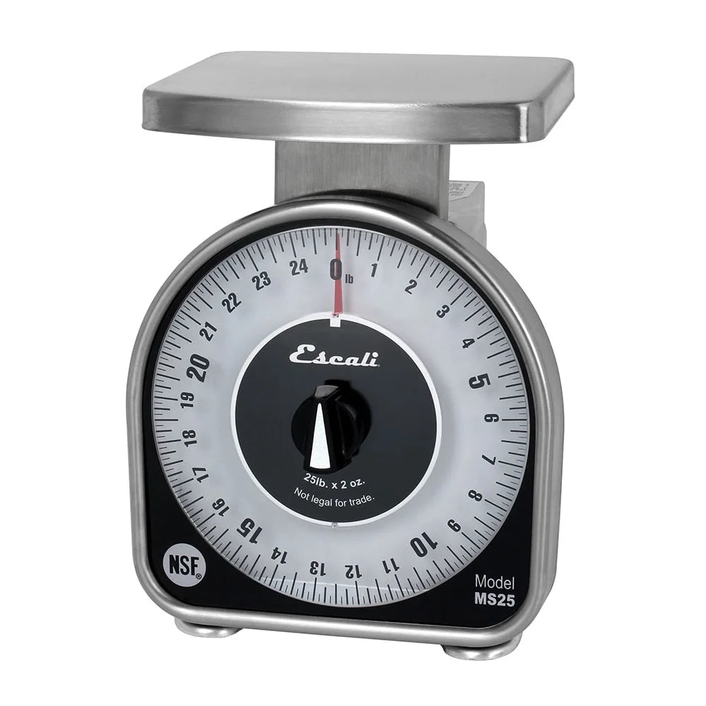 Scmdl25 Ms-series 25 Pound Mechanical Dial Scale, for Accurate Kitchen, Food and Portion Weighing, Durable Design for Daily Home Use