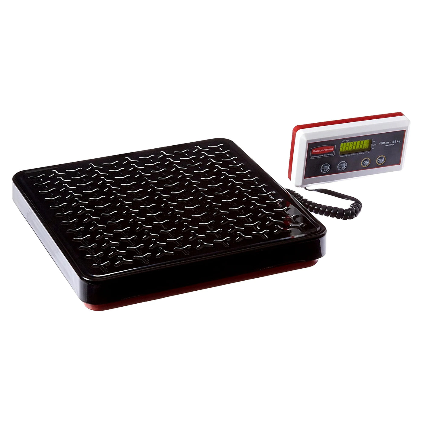 150 Lb Remote LCD Shock-resistant Black Bench Scale, for Accurate Kitchen, Food and Portion Weighing
