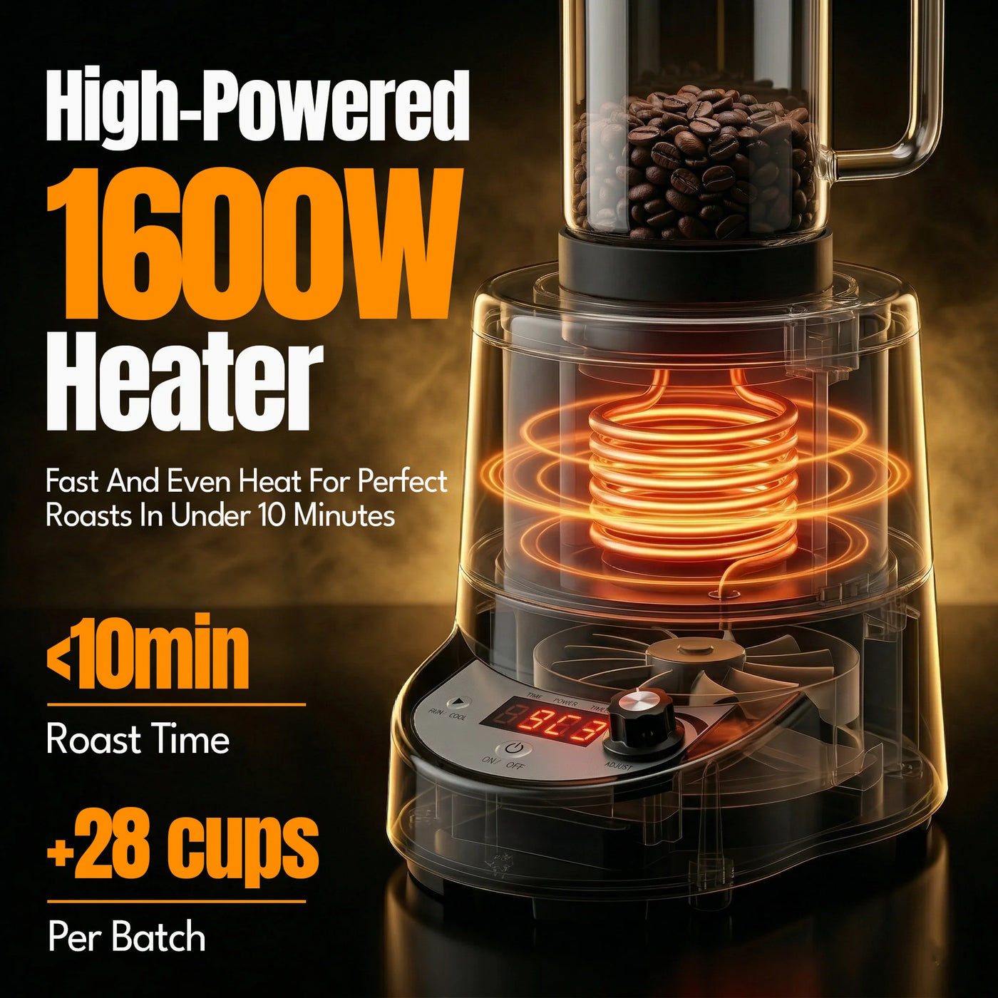 Sr800 Roasting Bundle, Ext Tube, Digital Scale, 2Lb Sample Pack, and Trays, for Accurate Kitchen, Food and Portion Weighing