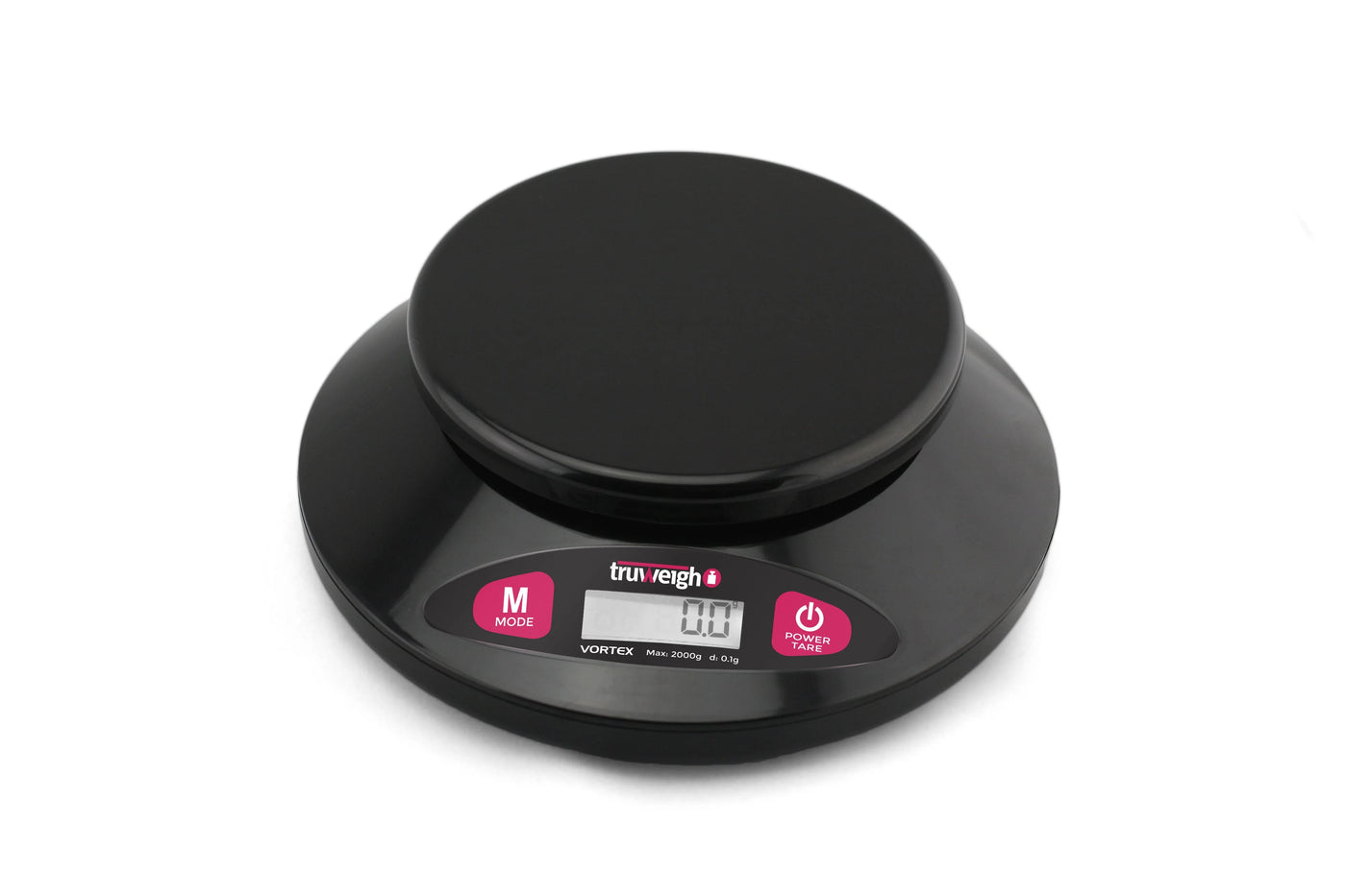 Digital Bowl Scale, 2000g X 0.1g / Black, for Accurate Kitchen, Food and Portion Weighing, Durable Design for Daily Home Use
