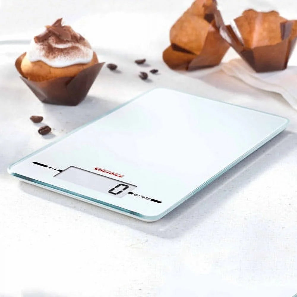 66177 Page Evolution White Digital Kitchen Scale, for Accurate Kitchen, Food and Portion Weighing, Durable Design for Daily Home Use