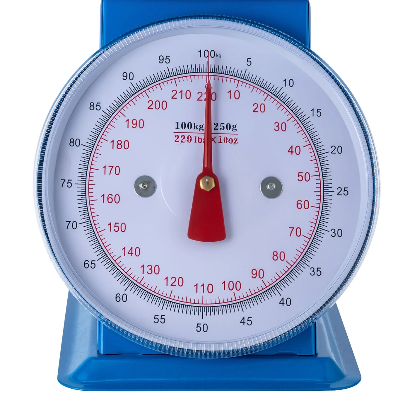220-Lbs Heavy-duty Industrial Spring Scale, Mechanical Food Scales, Kitchen Weighing Dial Scale with Iron Platform