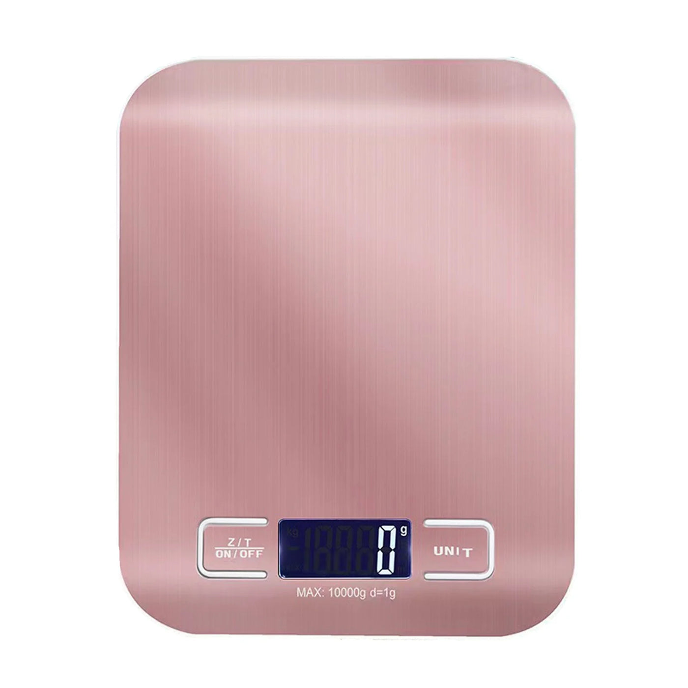 Kitchen Scale with LCD Display, Small, Black, Pink, for Accurate Kitchen, Food and Portion Weighing, Durable Design for Daily Home Use