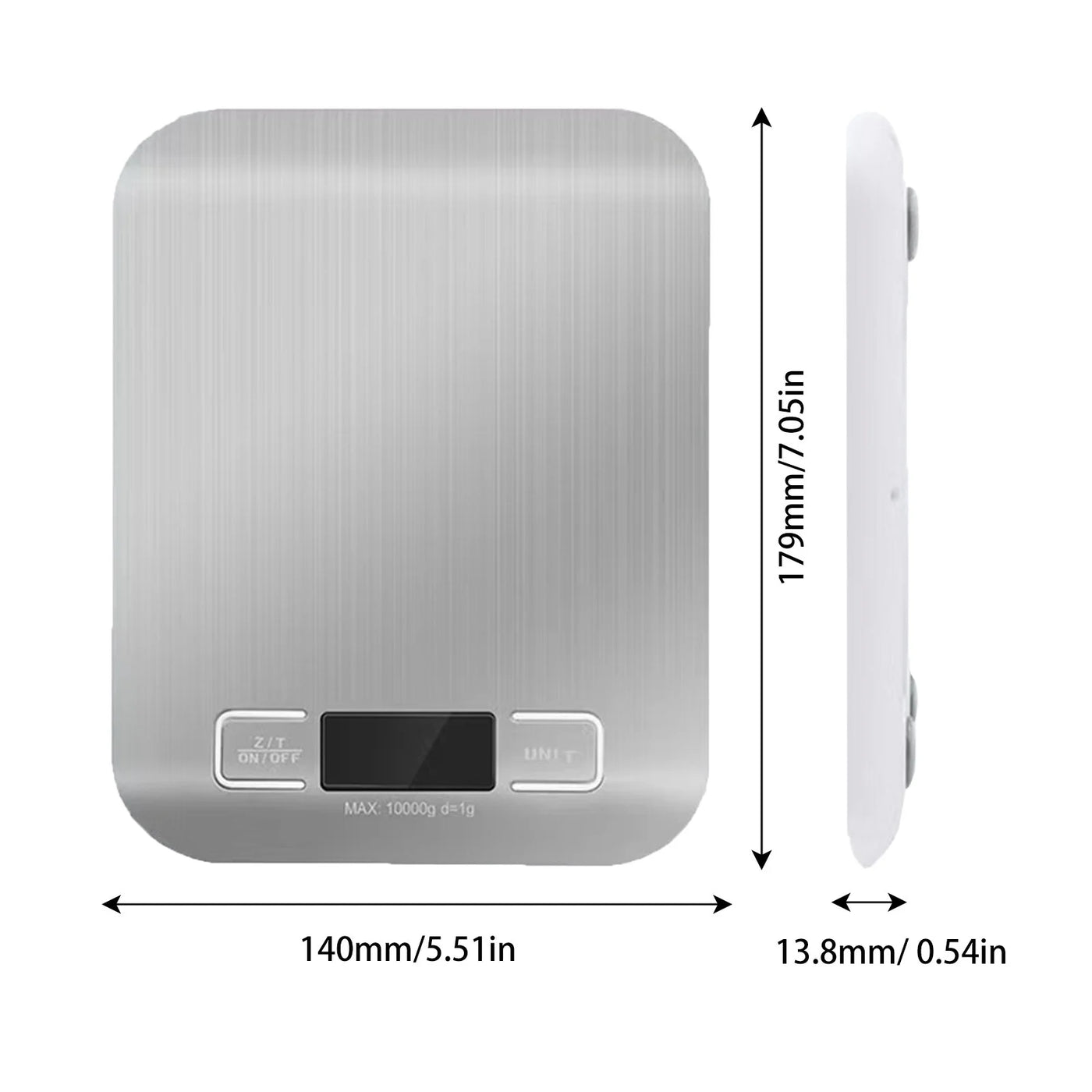 Kitchen Scale with LCD Display, Small, Black, Pink, for Accurate Kitchen, Food and Portion Weighing, Durable Design for Daily Home Use