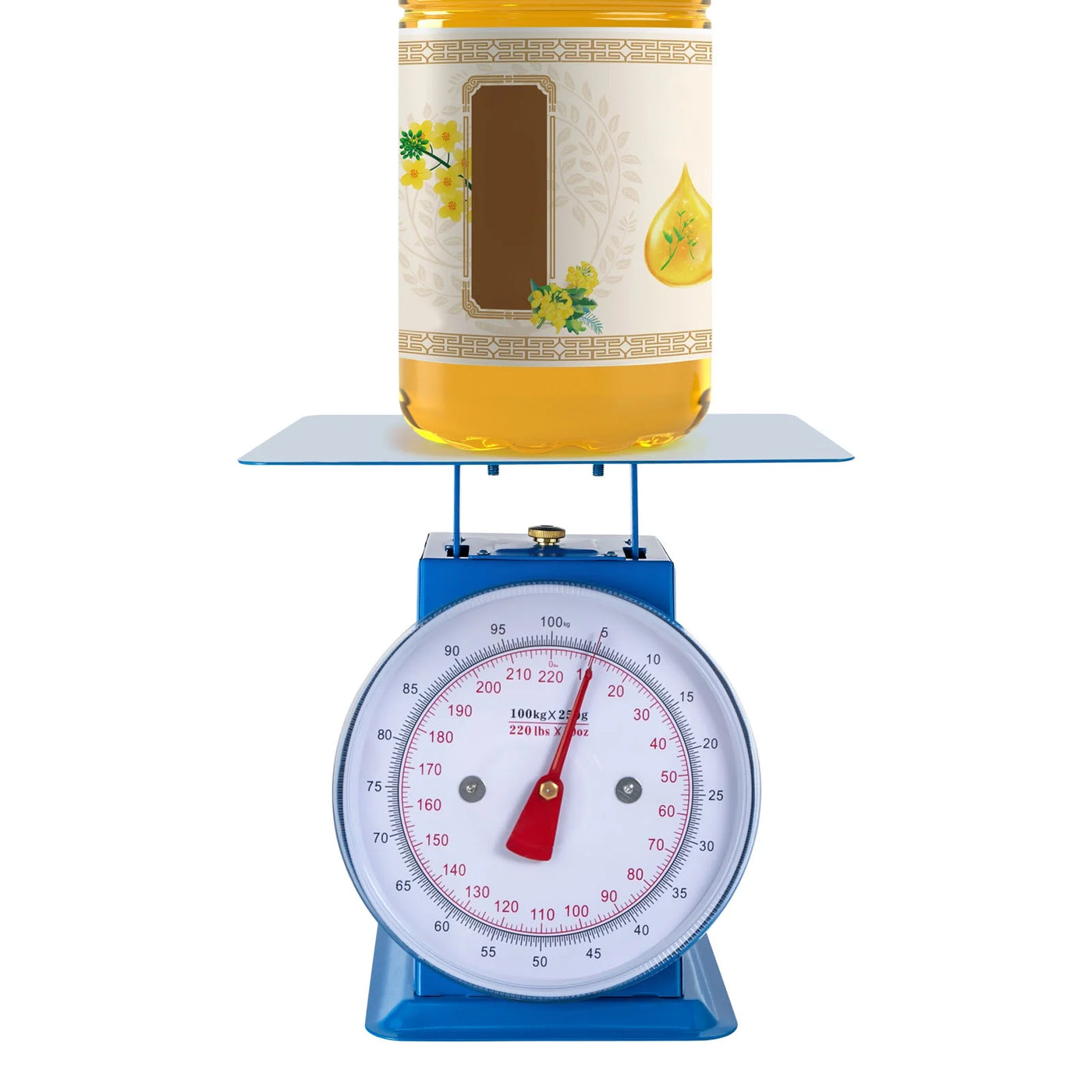 220-LBS Heavy Duty Portion-control Mechanical Kitchen and Food Scale, Industrial Dial Scale, Mechanical Dial Scale