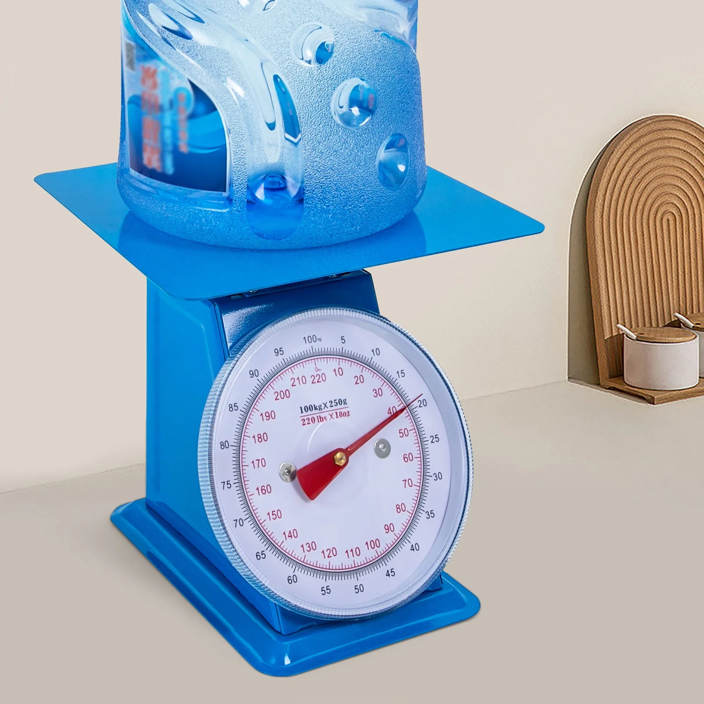 220-LBS Heavy Duty Portion-control Mechanical Kitchen and Food Scale, Industrial Dial Scale, Mechanical Dial Scale