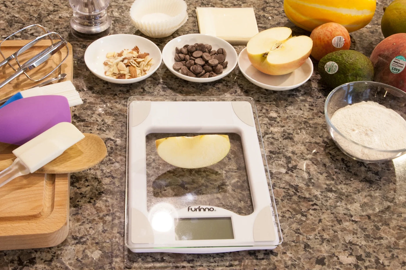 Furinno Dapur Fk170 Precision Kitchen Scale, for Accurate Kitchen, Food and Portion Weighing, Durable Design for Daily Home Use