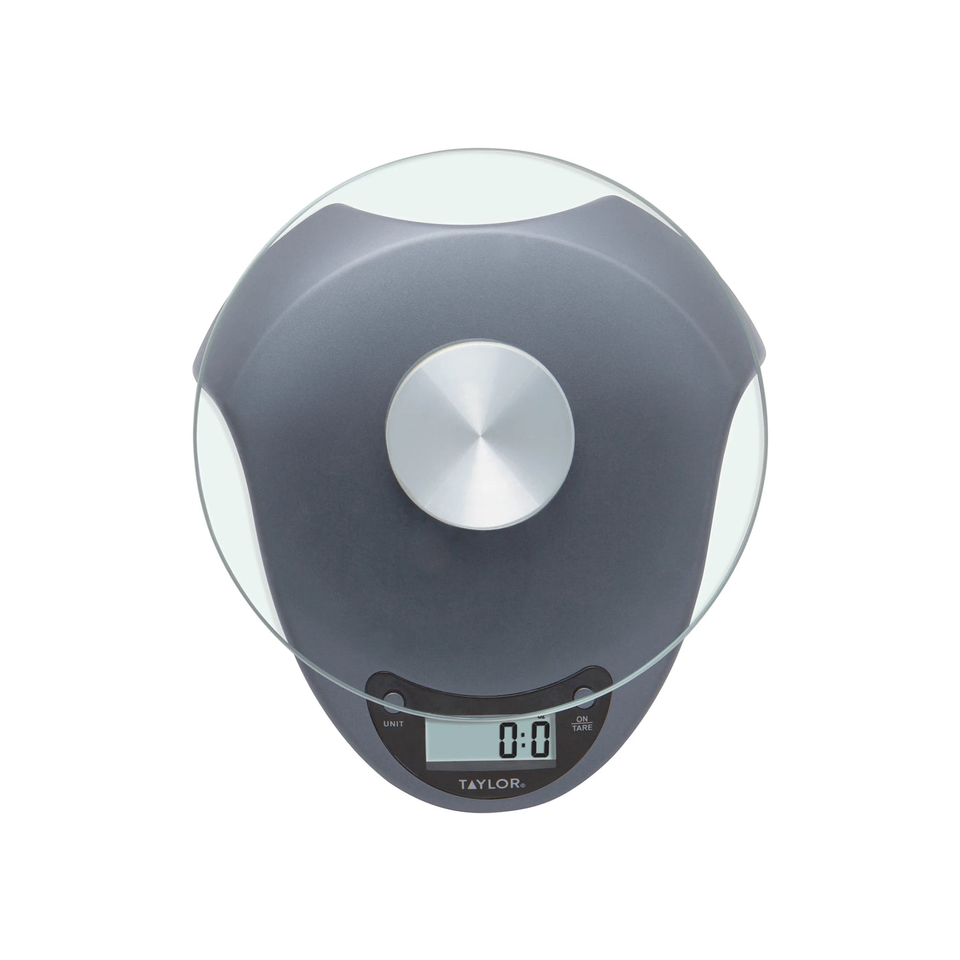 Digital Glass Platform Silver Base Food Scale, for Accurate Kitchen, Food and Portion Weighing, Durable Design for Daily Home Use