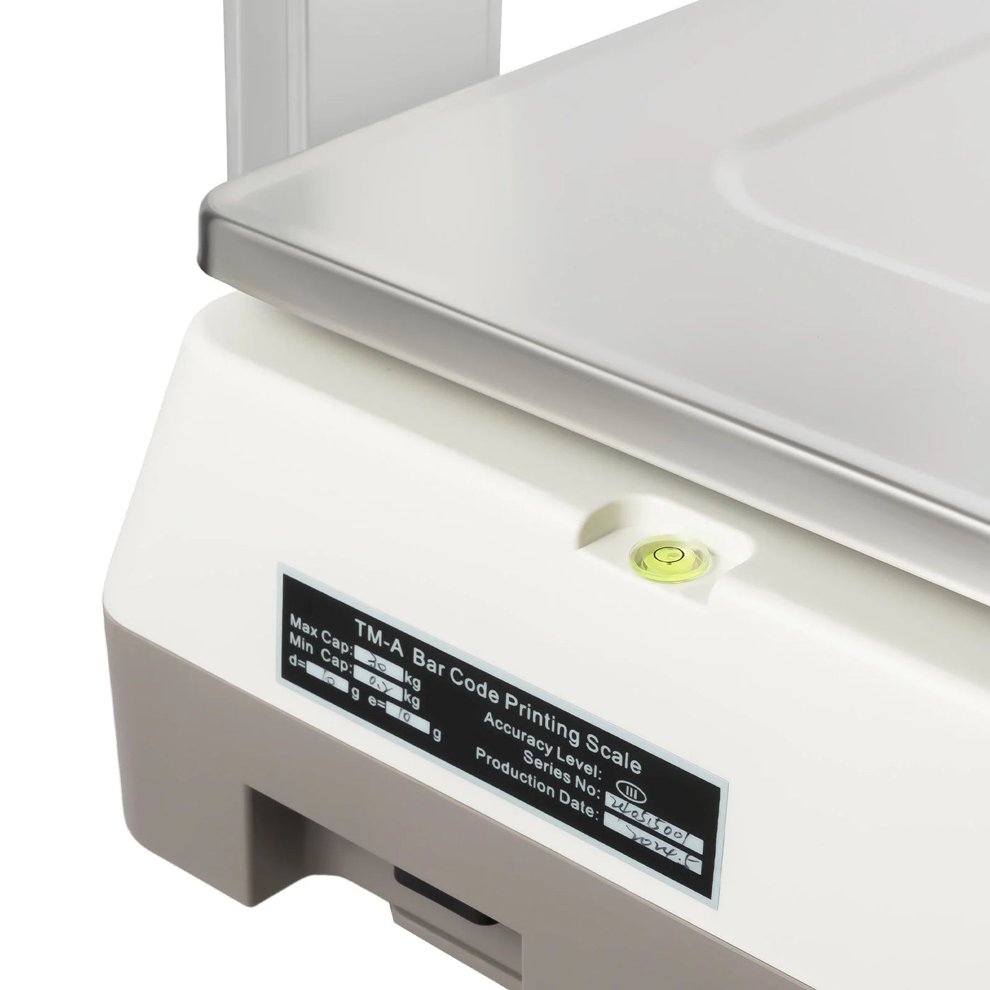 Label Printing Scale, Digital Weight Price Scale LCD Screen Computing Scale with Thermal Label Printer Electronic Weight Scale 66LB/30KG Commercial