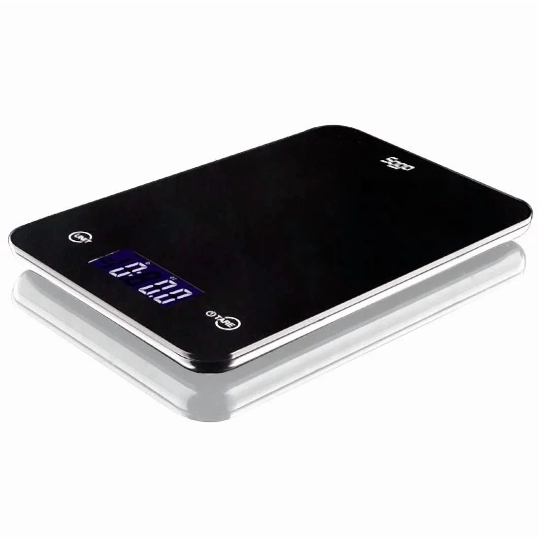 Yani -saga Digital Kitchen Scale Touch Glass 11Lb 5Kg / 5000G X 1G Oz Diet Food Postal, for Accurate Kitchen, Food and Portion Weighing