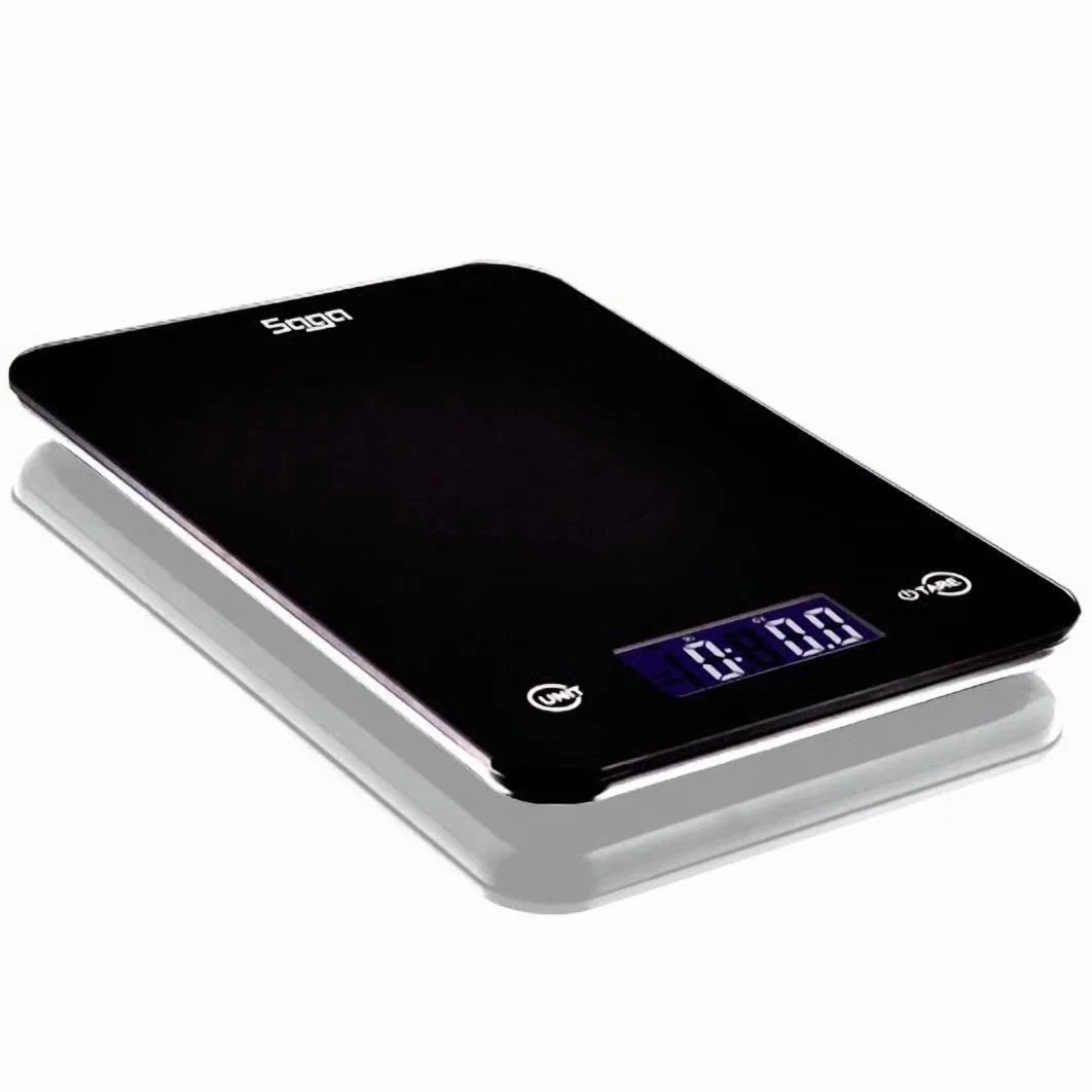 Yani -saga Digital Kitchen Scale Touch Glass 11Lb 5Kg / 5000G X 1G Oz Diet Food Postal, for Accurate Kitchen, Food and Portion Weighing