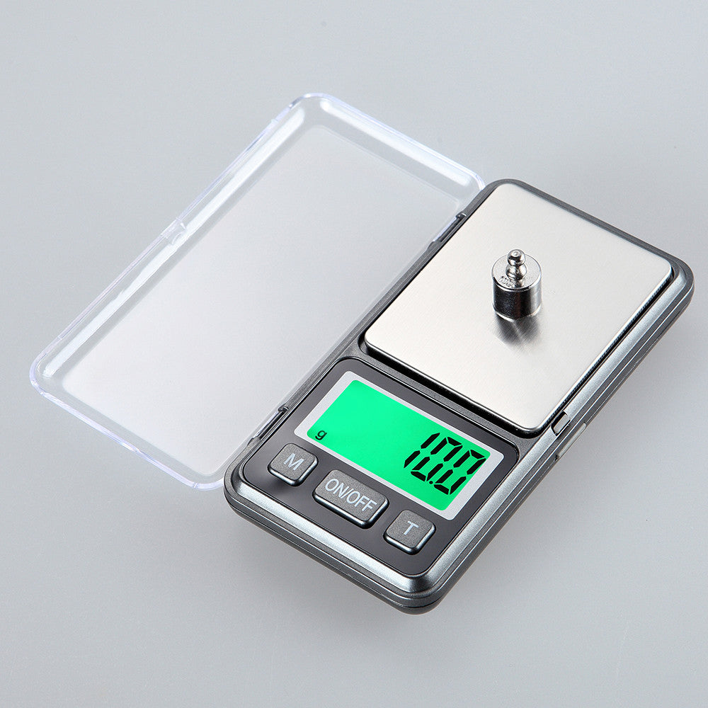 Digital Kitchen Scale, 500g/0.01g High Accuracy Precision Multifunction Food Meat Scale Jewelry Lab Carat Powder Scale with Back-lit LCD Display