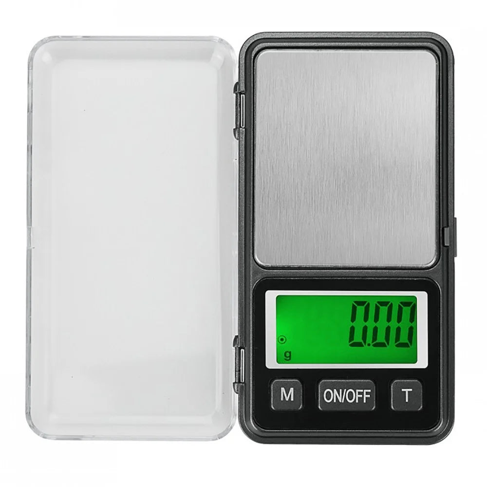 Digital Kitchen Scale, 500g/0.01g High Accuracy Precision Multifunction Food Meat Scale Jewelry Lab Carat Powder Scale with Back-lit LCD Display