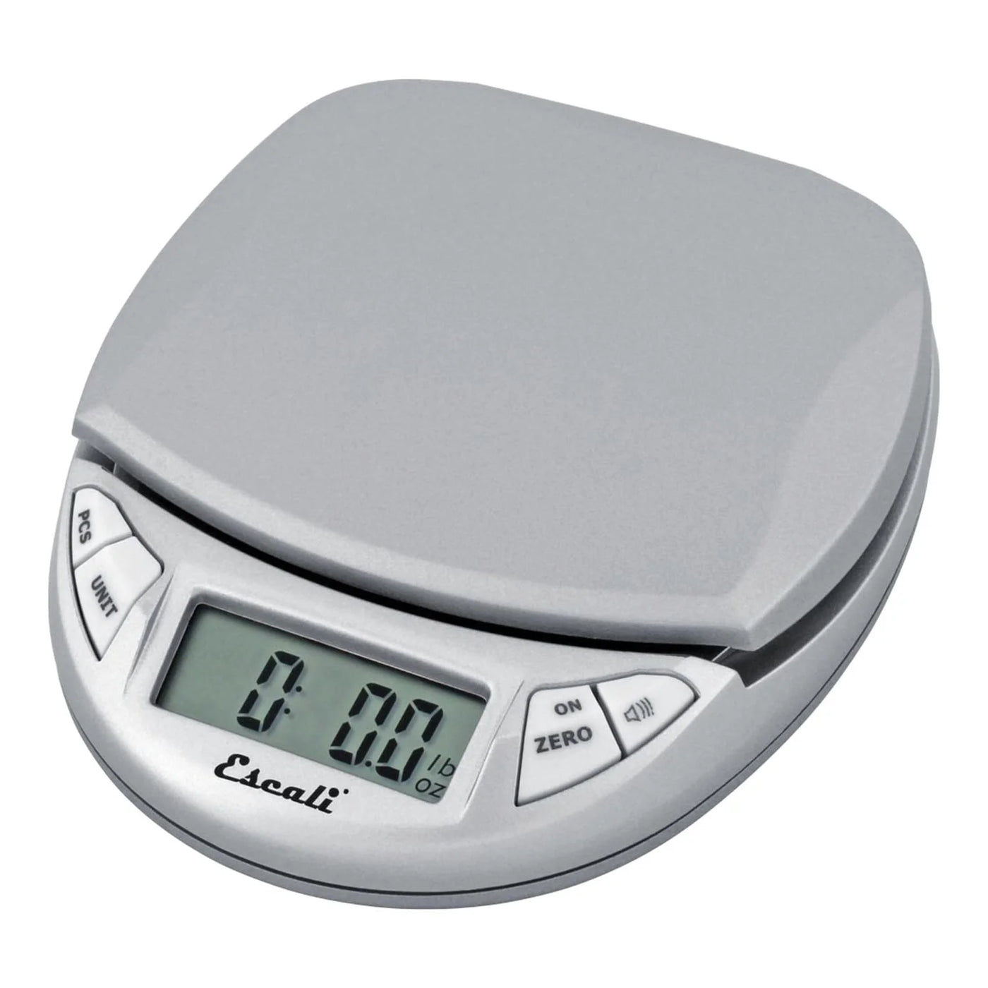 Pico N115s Kitchen, Office Scale, Tare Functionality, Compact Design, LCD Digital Display, 11lb Capacity, Silver/Grey