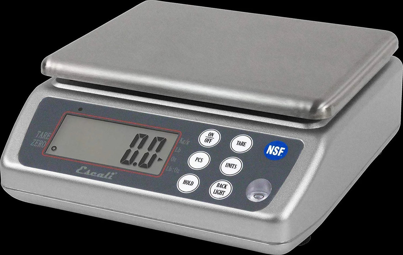 Digital Washdown Scale, 33lb Capacity, Stainless Steel, for Accurate Kitchen, Food and Portion Weighing