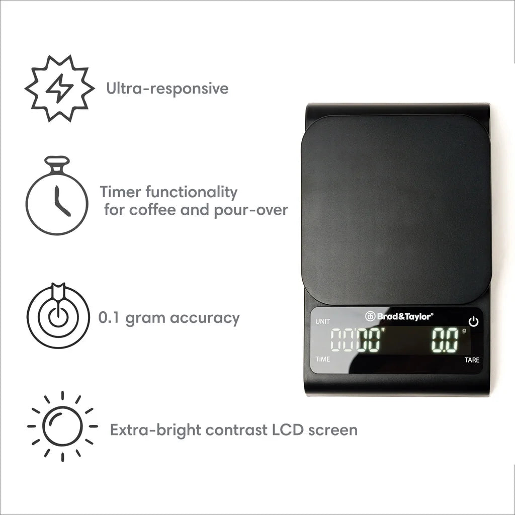 Brod and Digital Kitchen Scale, for Accurate Kitchen, Food and Portion Weighing, Durable Design for Daily Home Use