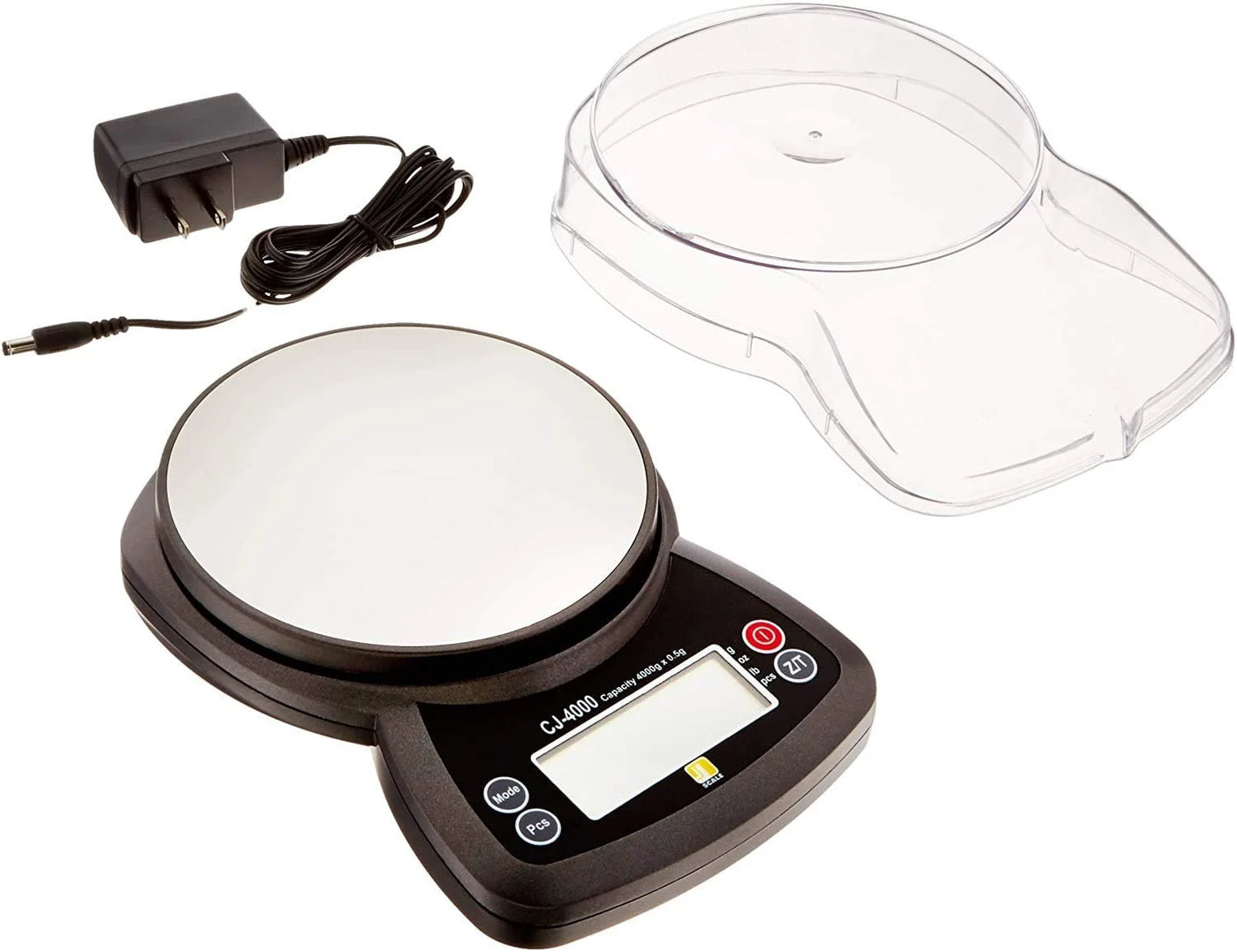 Jennings Cj4000 4000g X 0.5g Digital Scale, for Accurate Kitchen, Food and Portion Weighing, Durable Design for Daily Home Use
