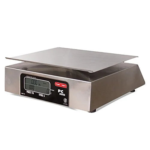 Pc40l Electronic Price Computing Scale, Rechargeable Battery, Stainless Steel Construction, 100 Memories, 8 Direct Access