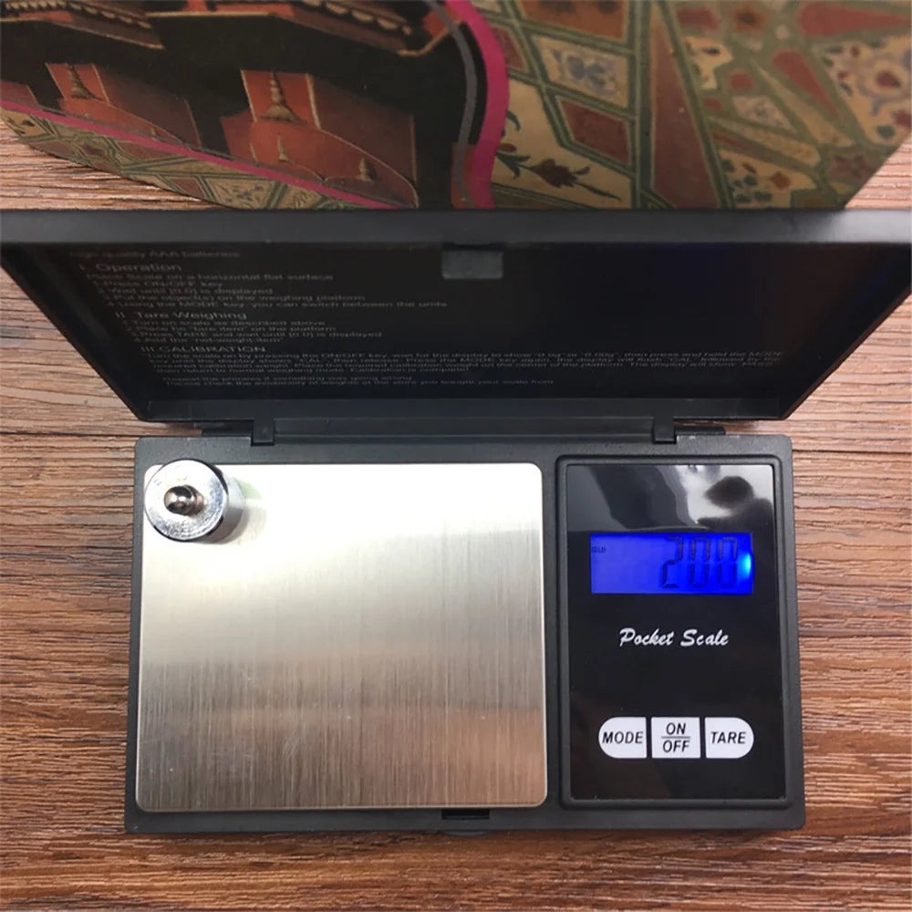 Precision Kitchen Scale, 500G 0.1G Scale, Jewelry for Digital Electronic 500G Gold Precision Scale Scales Weight 0.1 Kitchen，dining and Bar