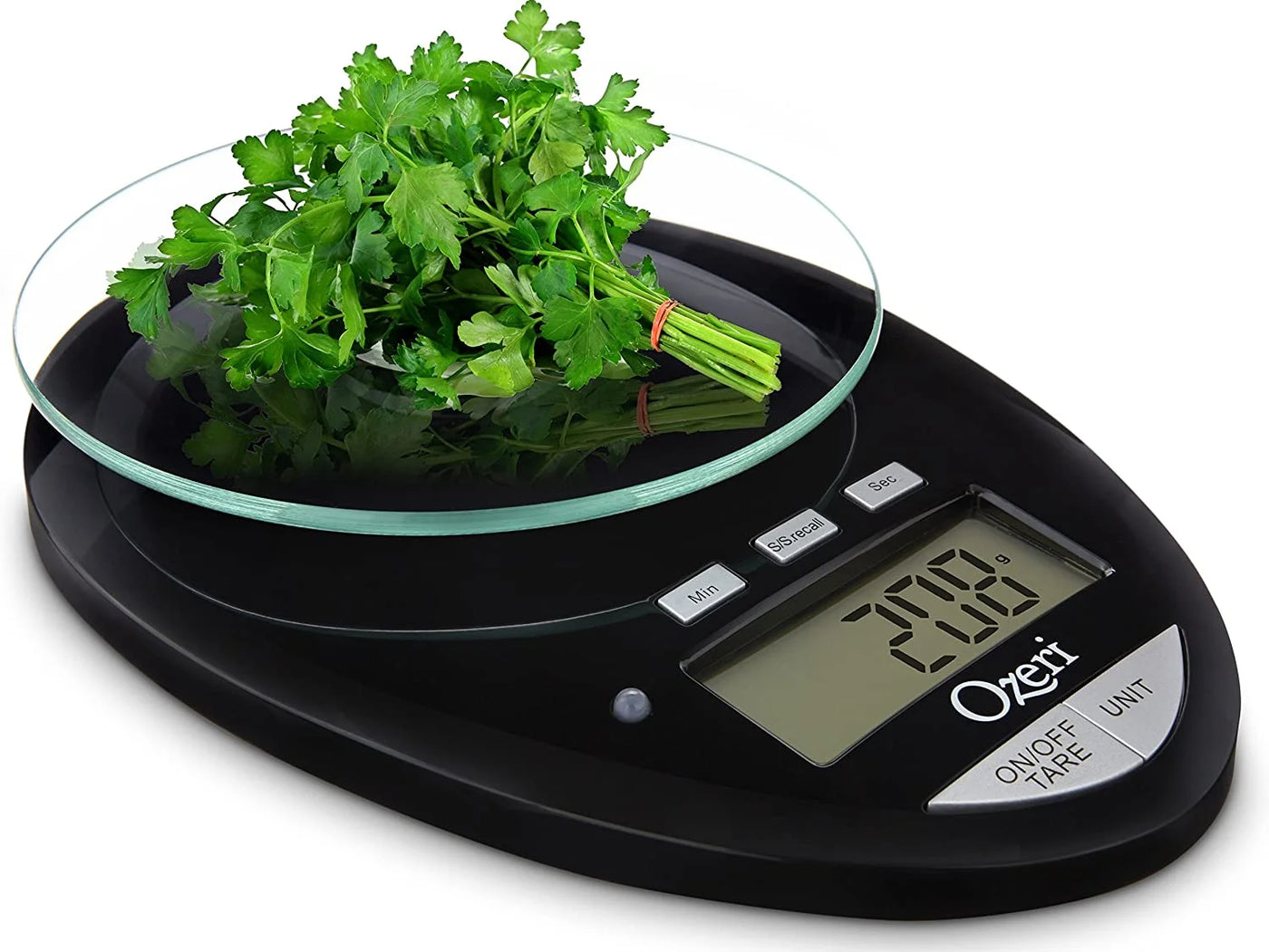 Pro Ii Digital Kitchen Scale with Countdown Kitchen Timer, Black, for Accurate Kitchen, Food and Portion Weighing