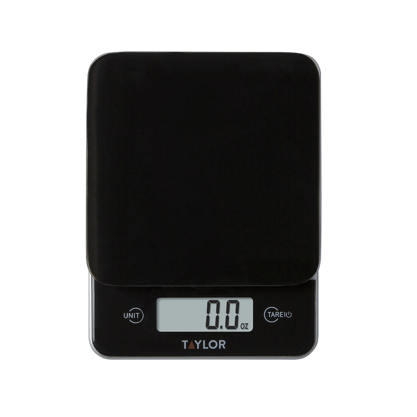 Black Glass Top Food Scale with Touch Control Buttons, for Accurate Kitchen, Food and Portion Weighing