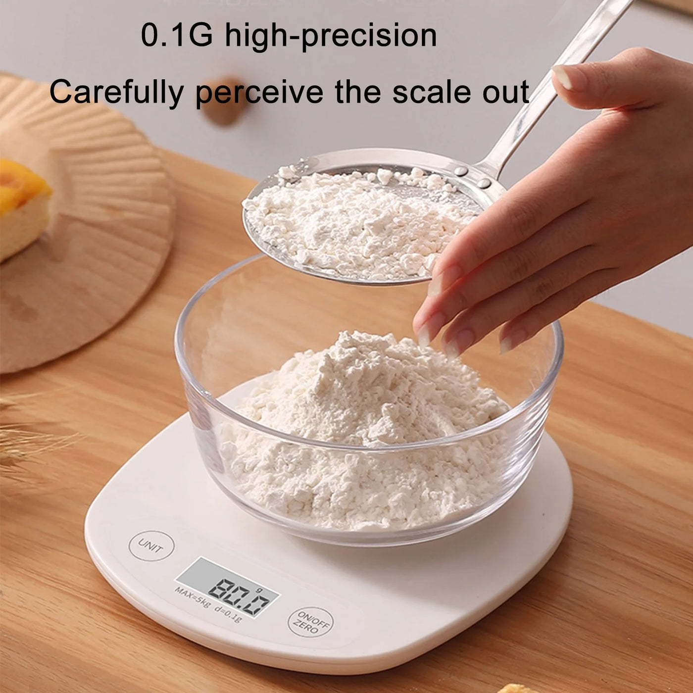 Food Kitchen Gram Scale, Digital Ounces and Grams for Cooking, Baking, Meal Preparation, Dieting and Weight Loss
