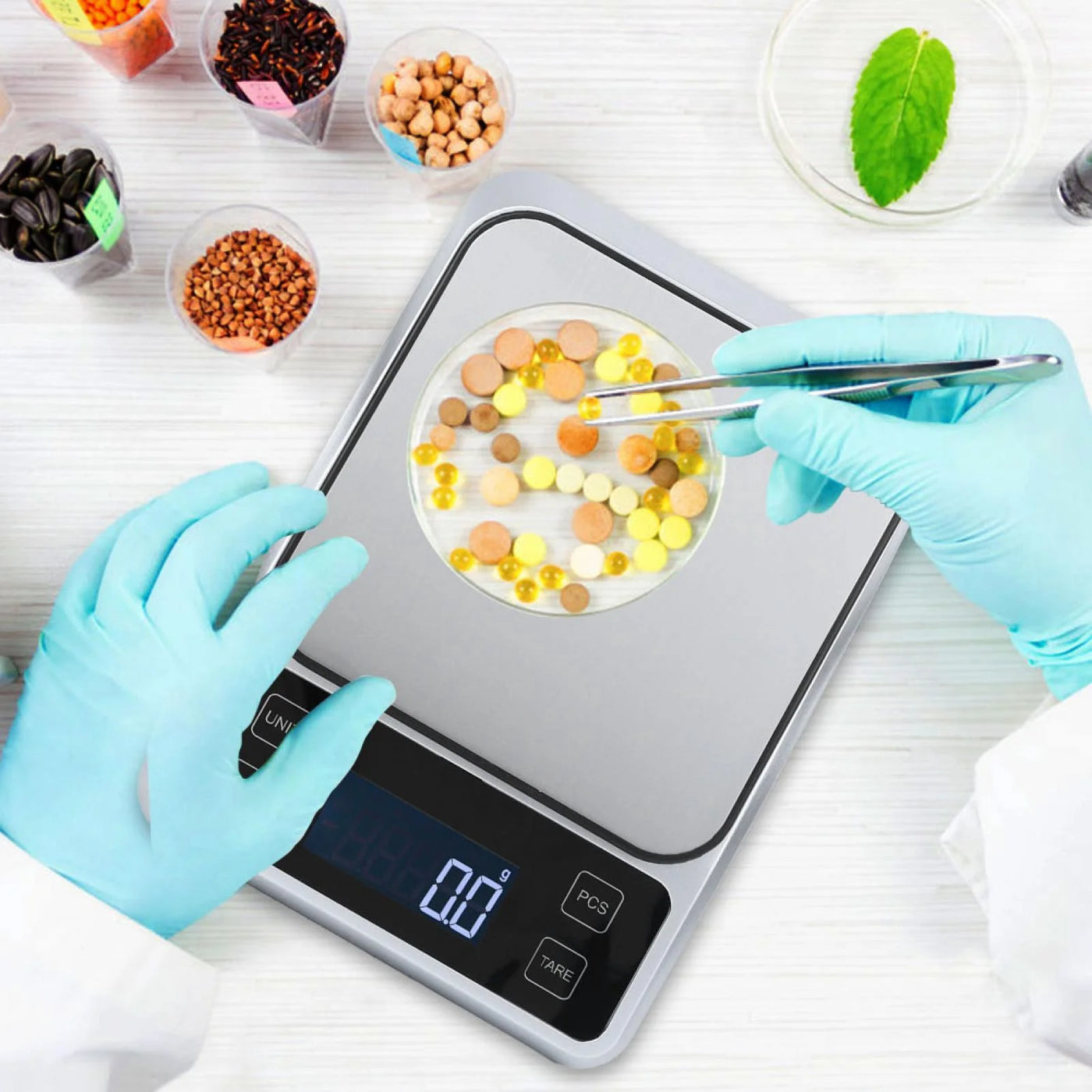 Stainless Steel Digital Kitchen Scale, Kitchen Scales, Maximum Capacity of A 5000G for Kitchen Food Weight Cooking