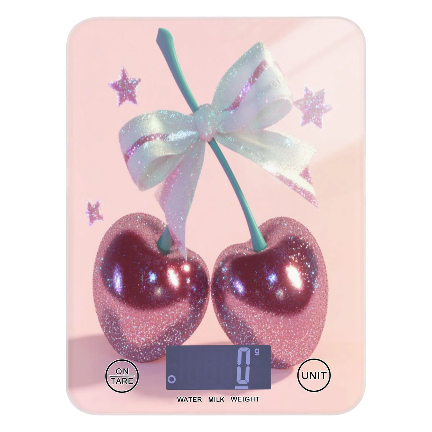 Large Cherries Food Scale Digital Kitchen Scale Waterproof Grams Ounces Lbs for Baking and Cooking, for Accurate Kitchen, Food and Portion Weighing