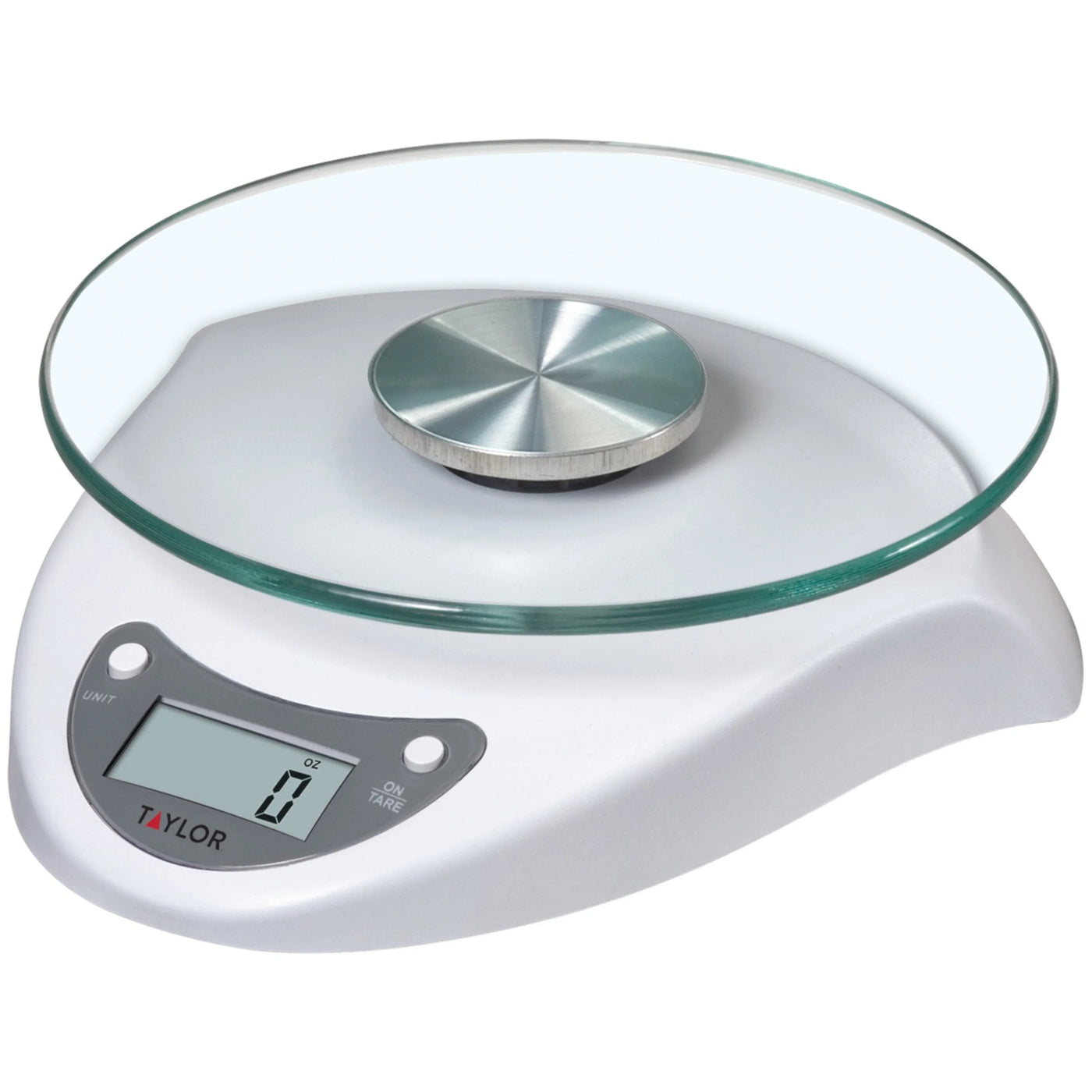 Digital Glass Platform White Base Food Scale and Kitchen Scale, for Accurate Kitchen, Food and Portion Weighing