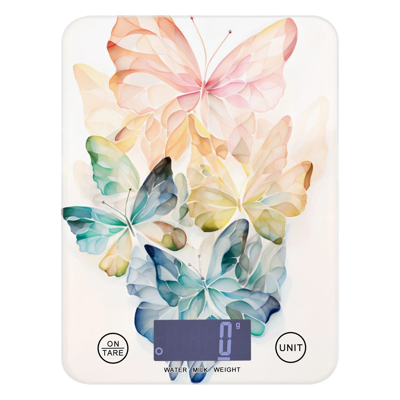Kitchen Scale Digital Food Scales Grams and Oz Weight for Cooking and Baking Butterfly Colorful, for Accurate Kitchen, Food and Portion Weighing