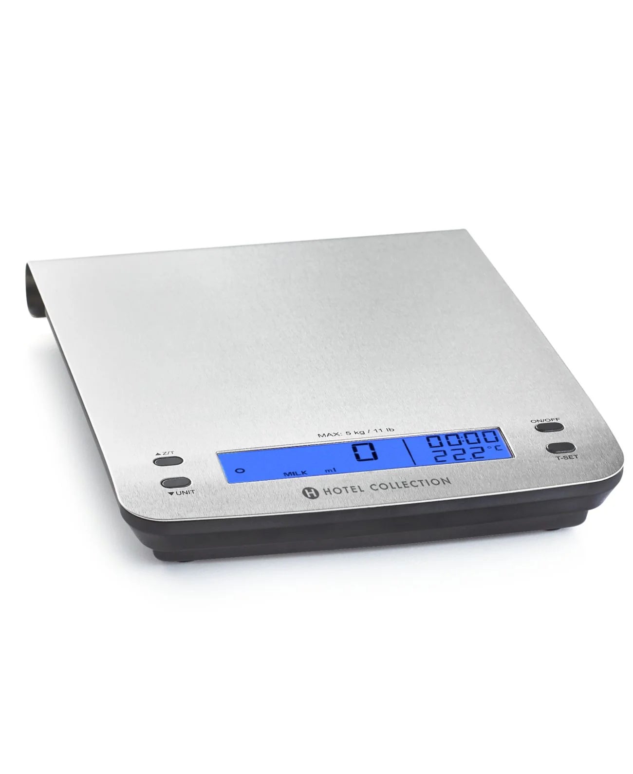 Hotel Collection Stainless Steel Coffee Scale, for Accurate Kitchen, Food and Portion Weighing, Durable Design for Daily Home Use