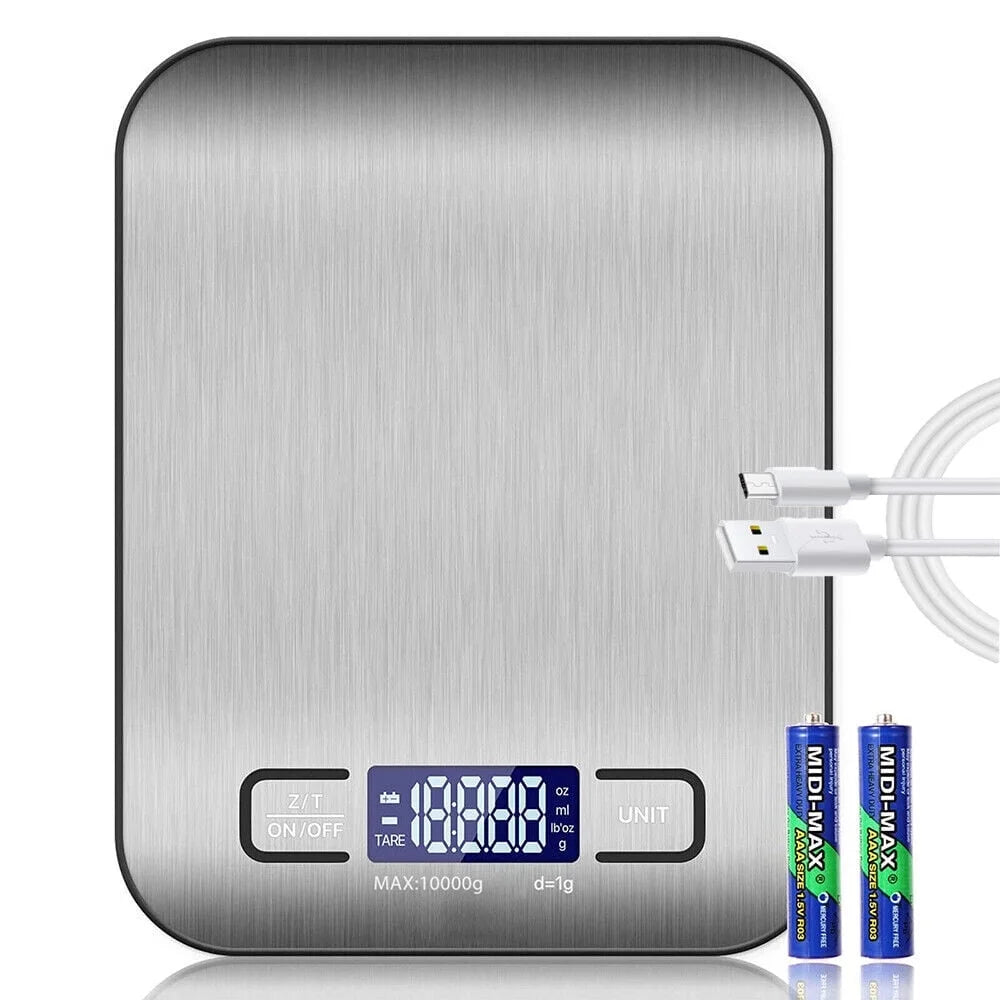 Digital Food Scale, 22lb Kitchen Scales Grams and Ounces for Weight Loss, Cooking, for Accurate Kitchen, Food and Portion Weighing