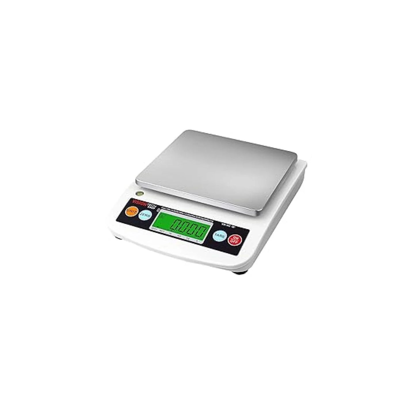 4C 0.1g Premium Food Kitchen Scale, Lb/Oz/Kg/g Switchable, Stainless Steel Plate Food Scale, LCD Display with Backlight, 10lb Max Capacity