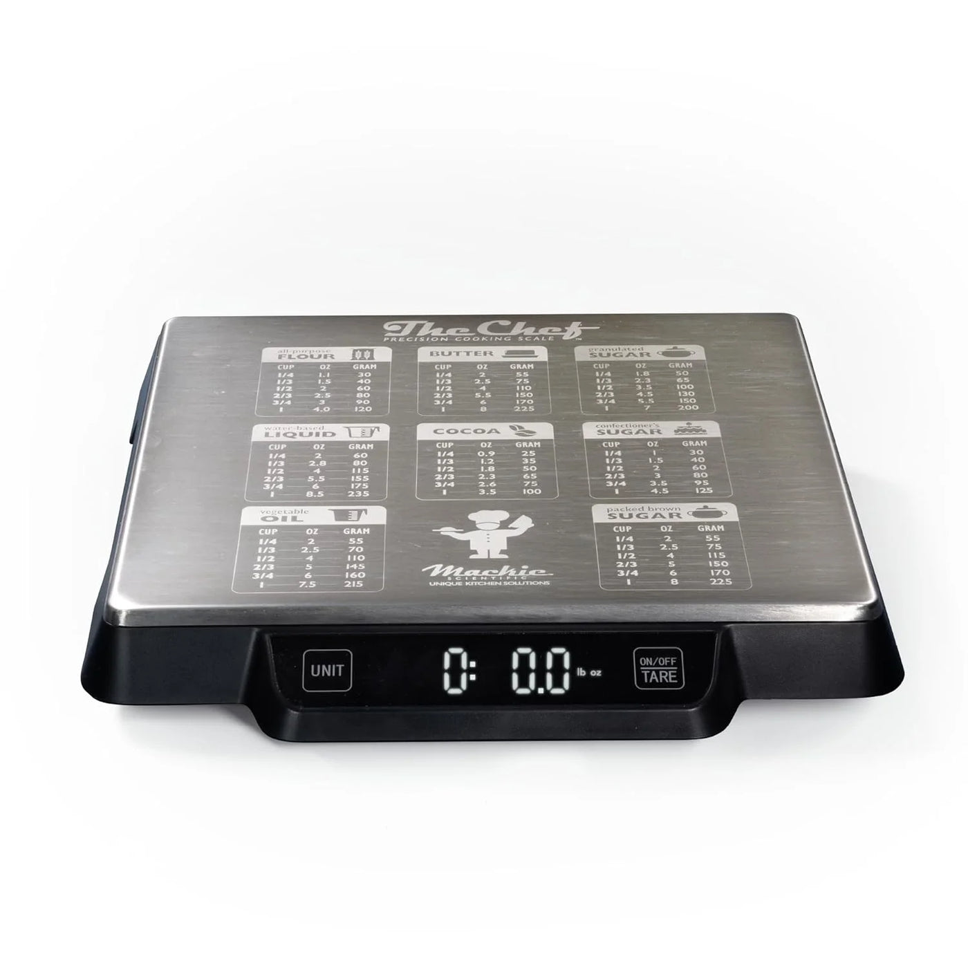 Industrial Full Size Durable Restaurant Quality Food Kitchen Digital Scale for Baking Cooking Meal Prep 33lb / 1g Increments. Easily Read w/Oversized