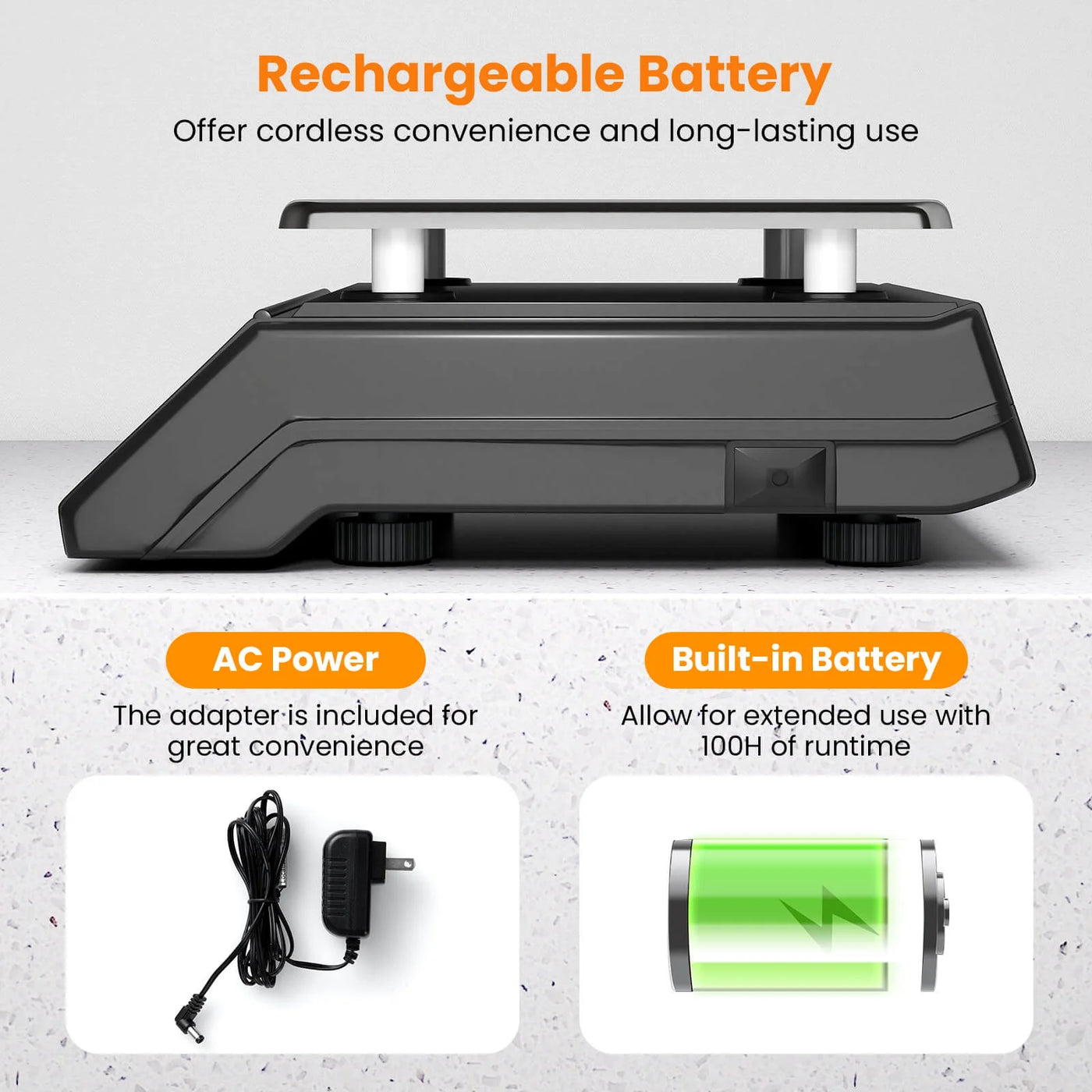 88lb Price Computing Scale with Counting Function, Stainless Steel Platform, for Accurate Kitchen, Food and Portion Weighing