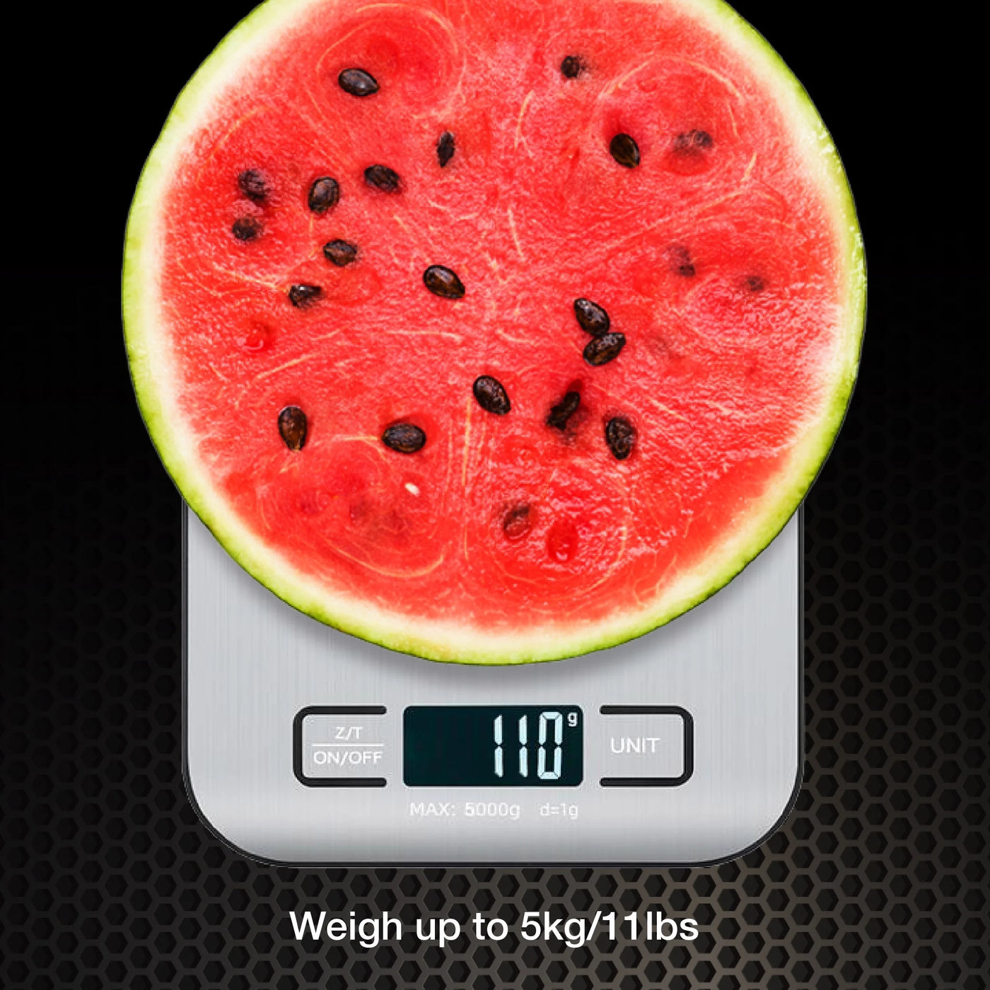 Food Scale Silver, for Accurate Kitchen, Food and Portion Weighing, Durable Design for Daily Home Use