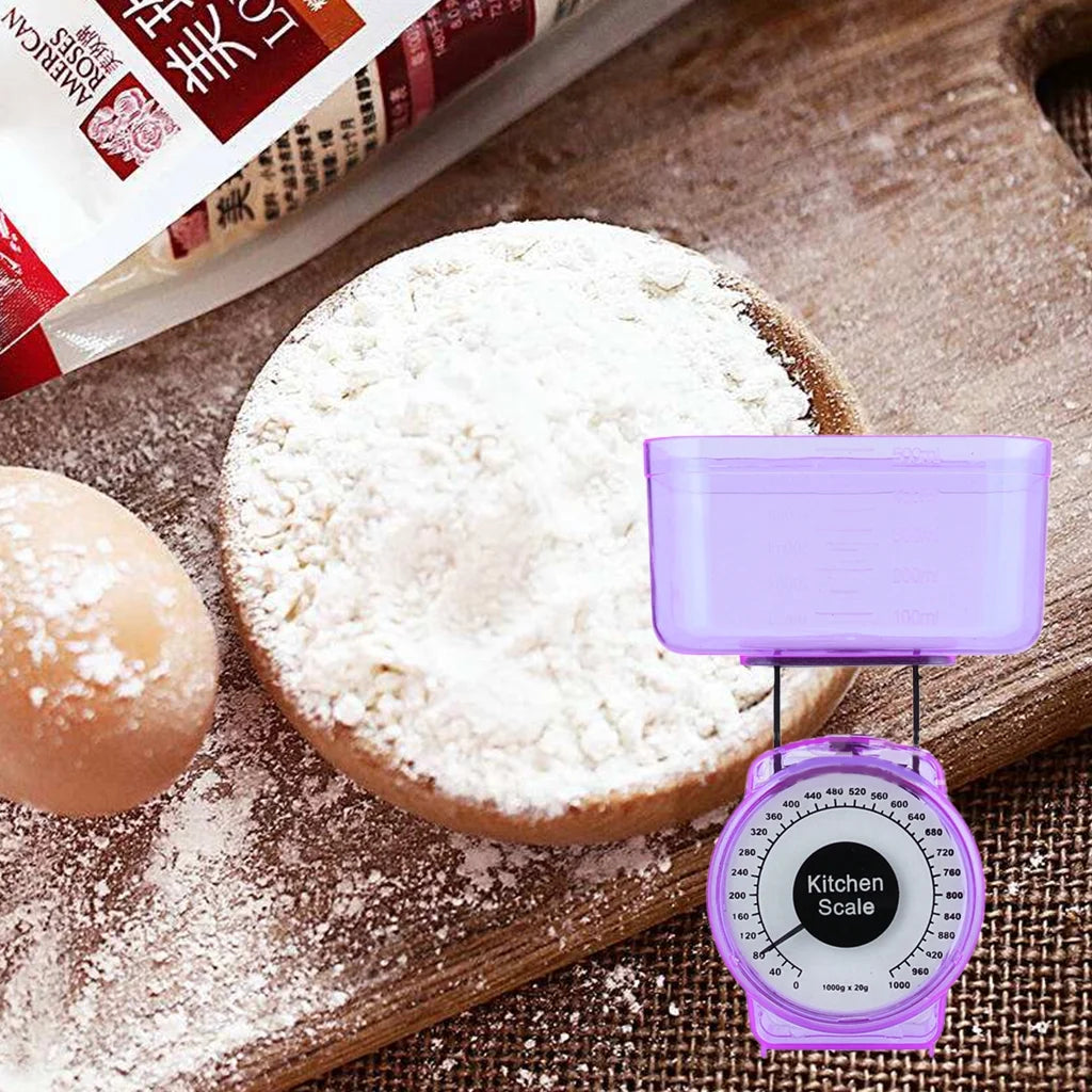 Kitchen Scale Small Mechanical Scale Kitchen for Weighing Food Simple to Use, for Accurate Kitchen, Food and Portion Weighing