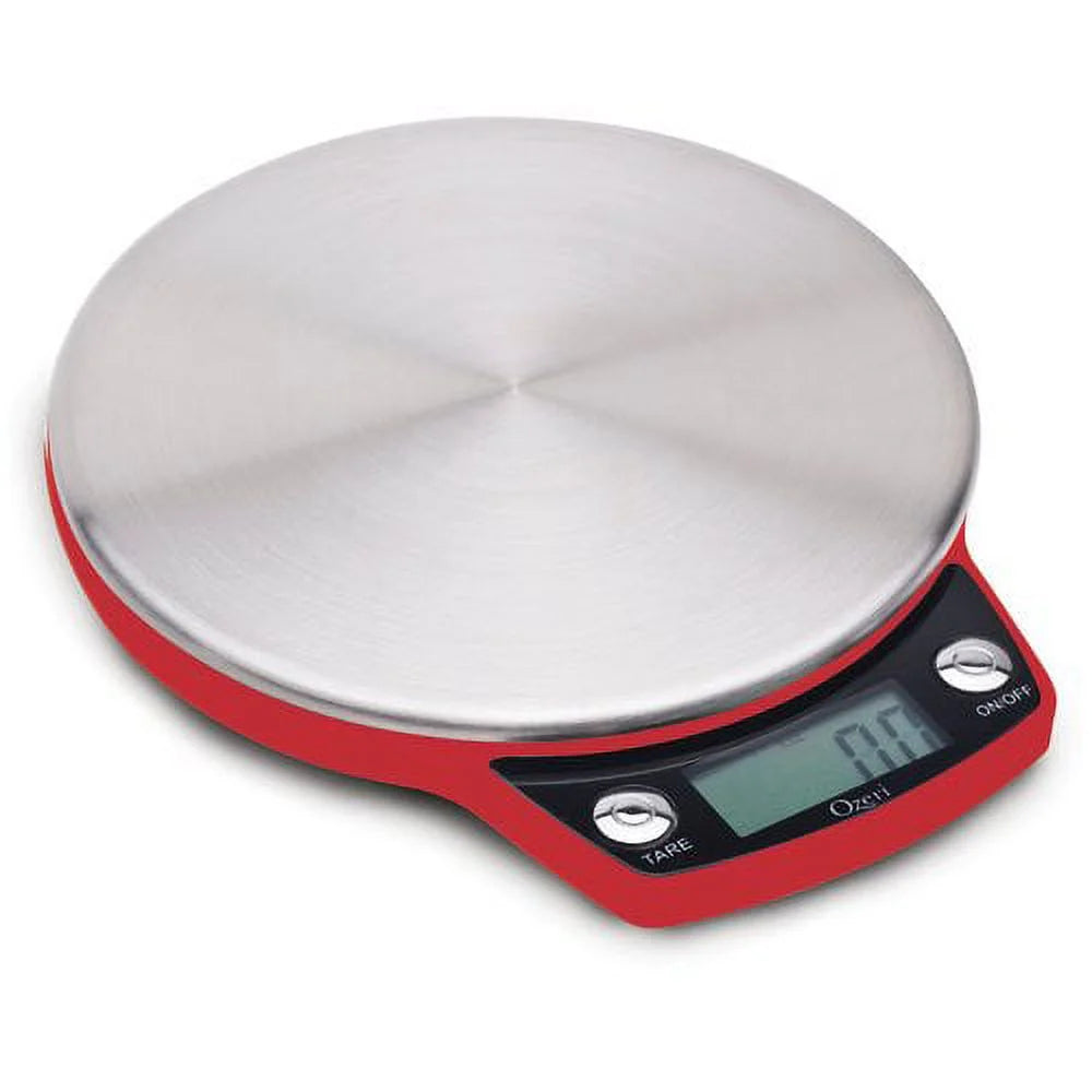 Precision Pro Stainless-steel Kitchen Scale with Oversized Weighing Platform, for Accurate Kitchen, Food and Portion Weighing