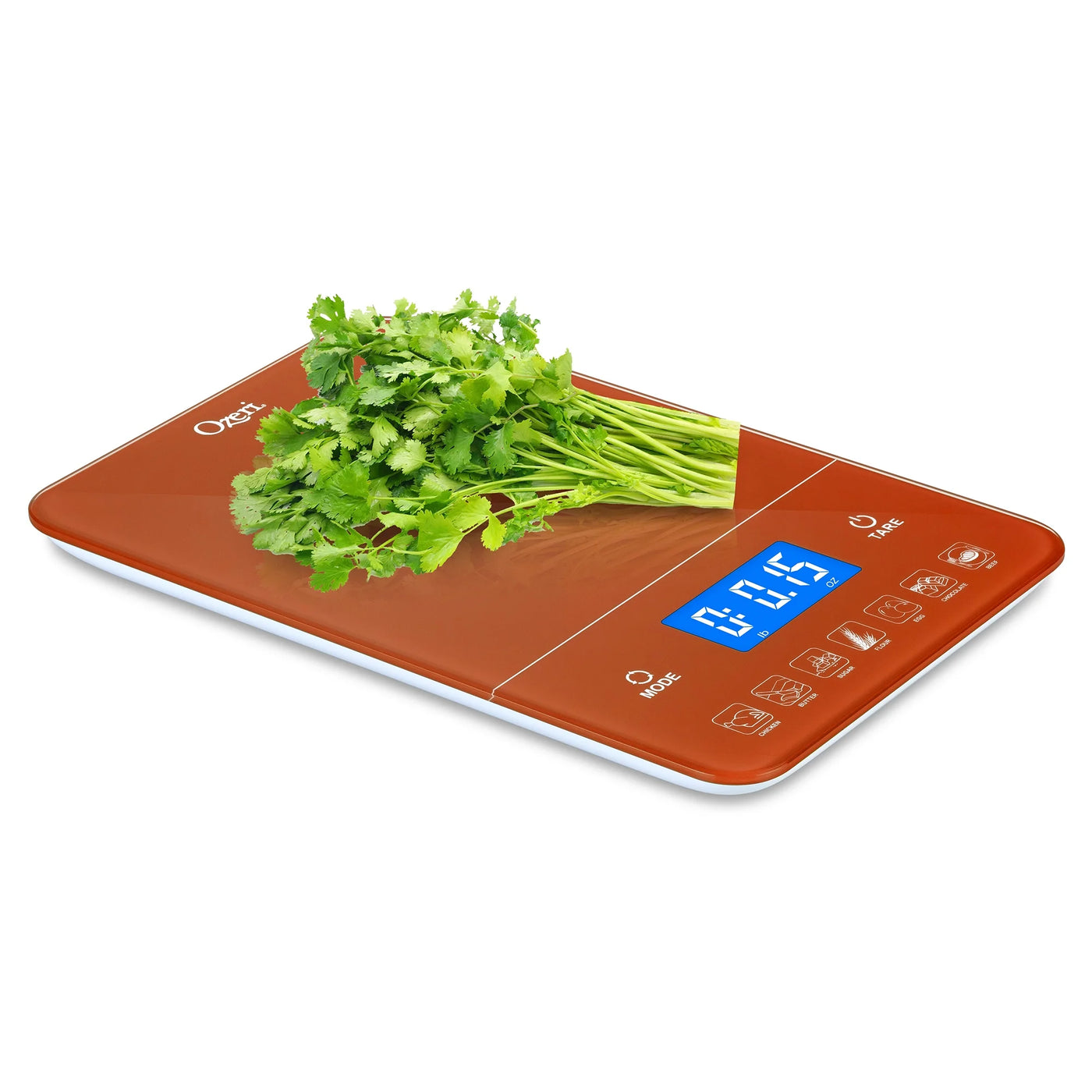 Touch Iii 22 Lbs. (10 Kg) Digital Kitchen Scale with Calorie Counter, in Tempered Glass, for Accurate Kitchen, Food and Portion Weighing