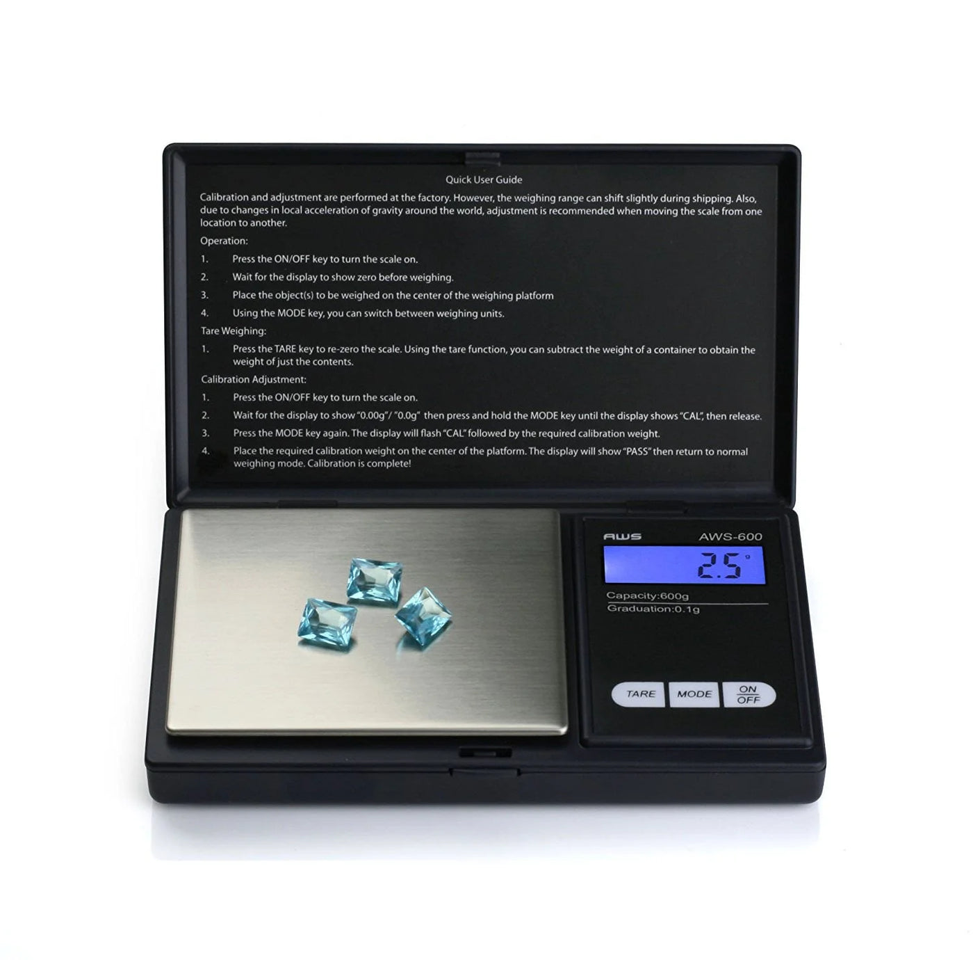 Cyclonesound Pocket Sized Gram Scale Digital Portable Herb and Spice Cooking Food Kitchen Diet Scale Jewelry Weight Scale